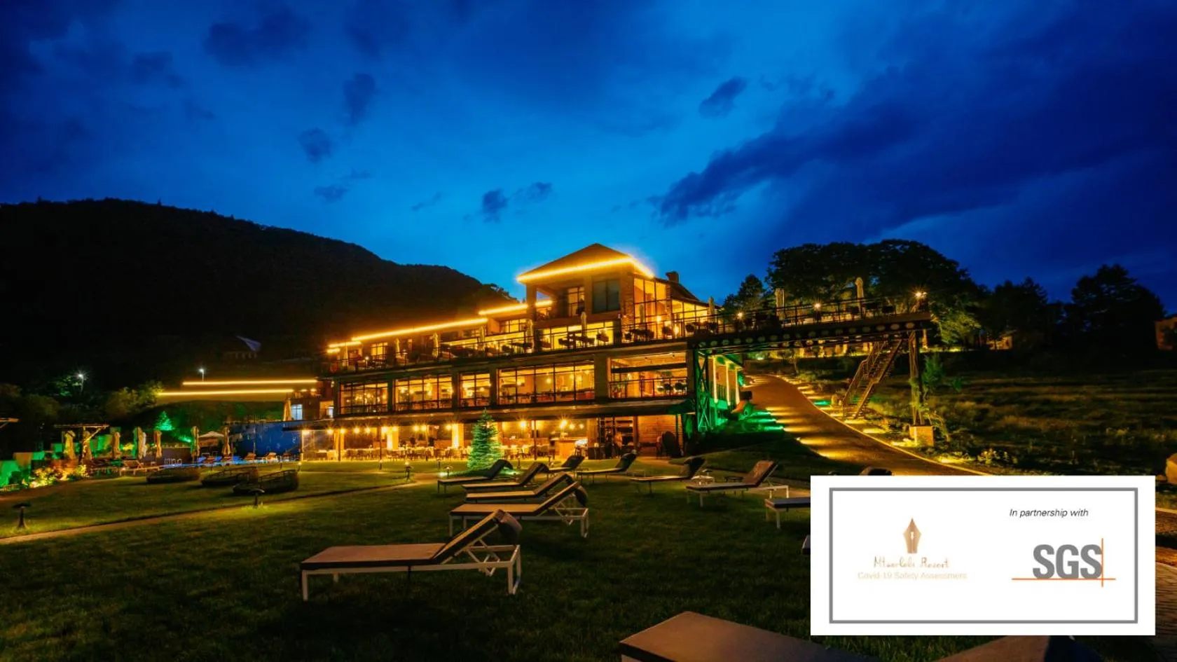 Property building in Mtserlebi Resort