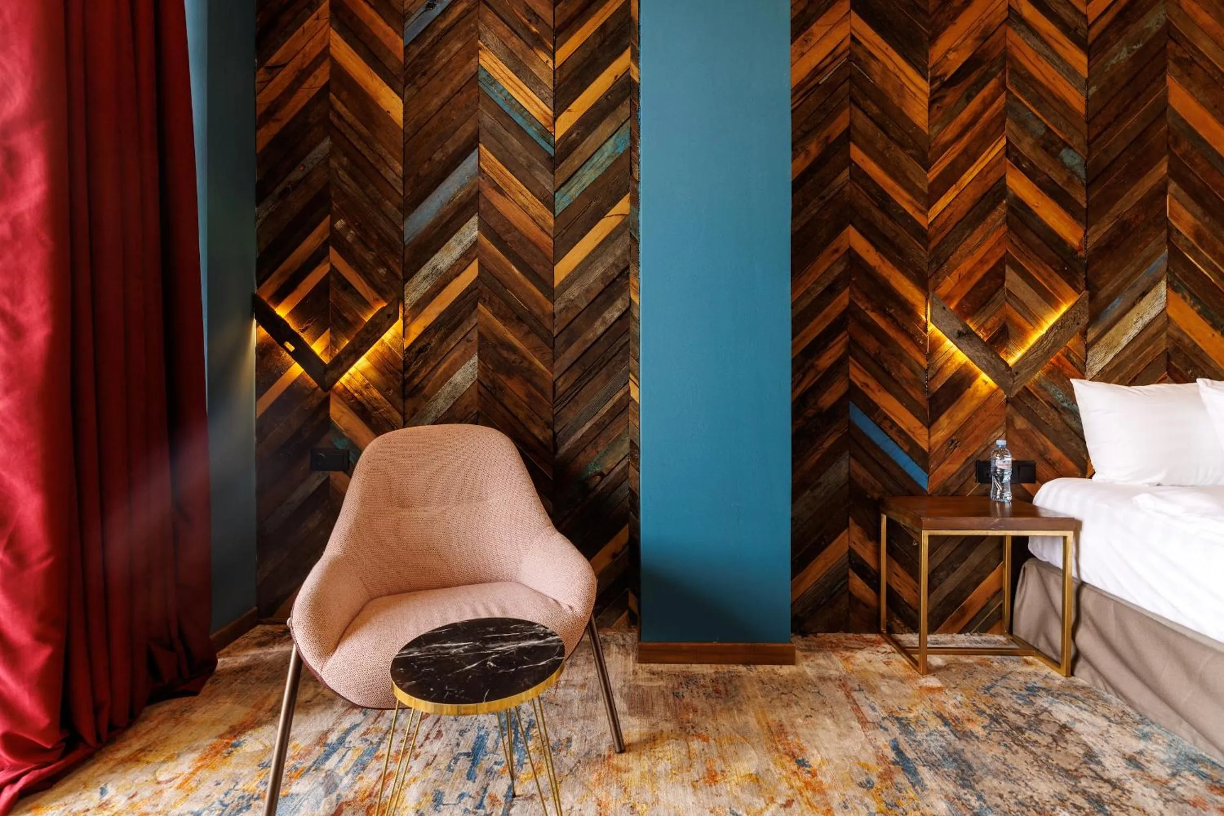 Bedroom, Bed in Mtserlebi Resort