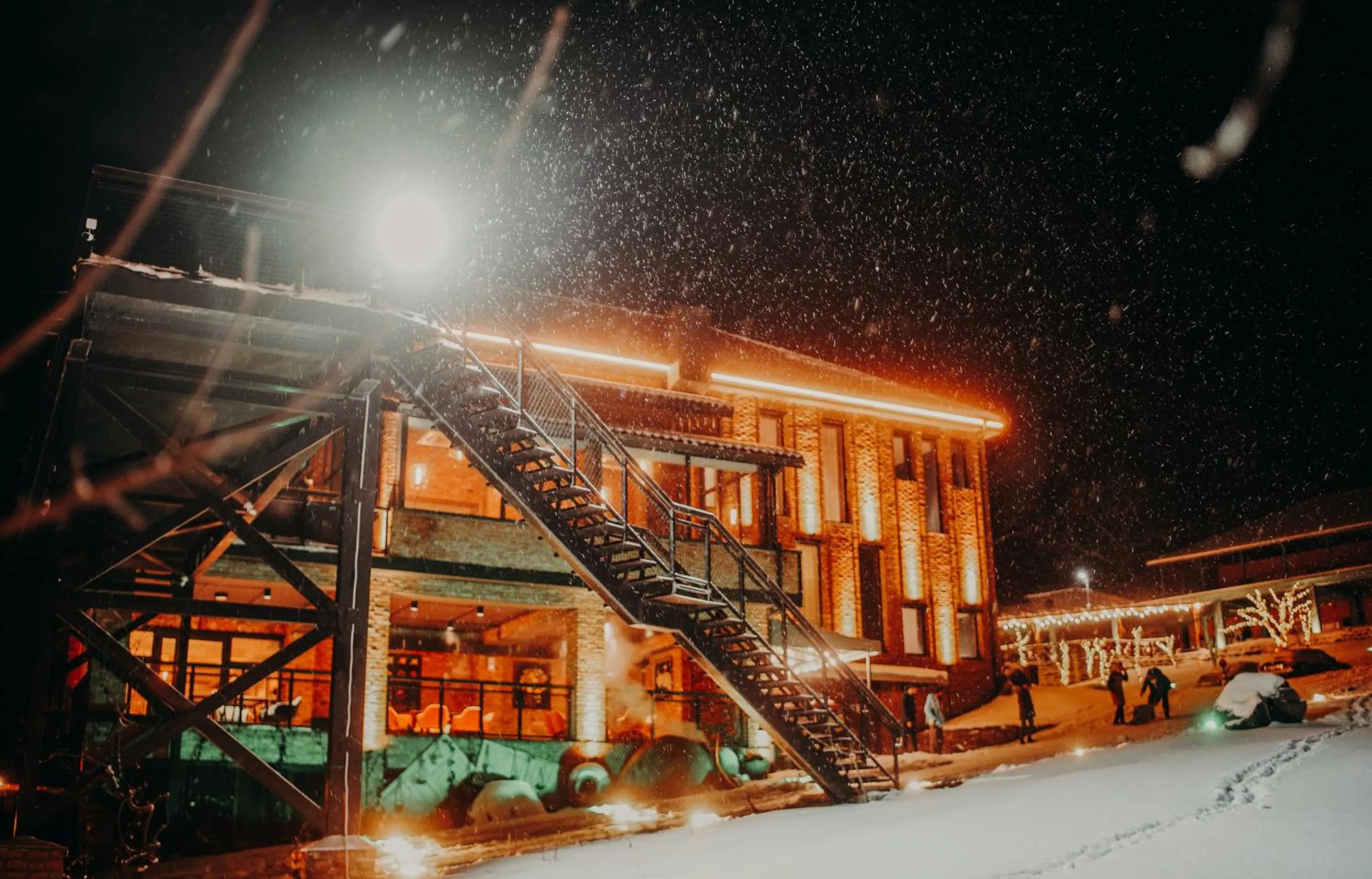 Property building in Mtserlebi Resort