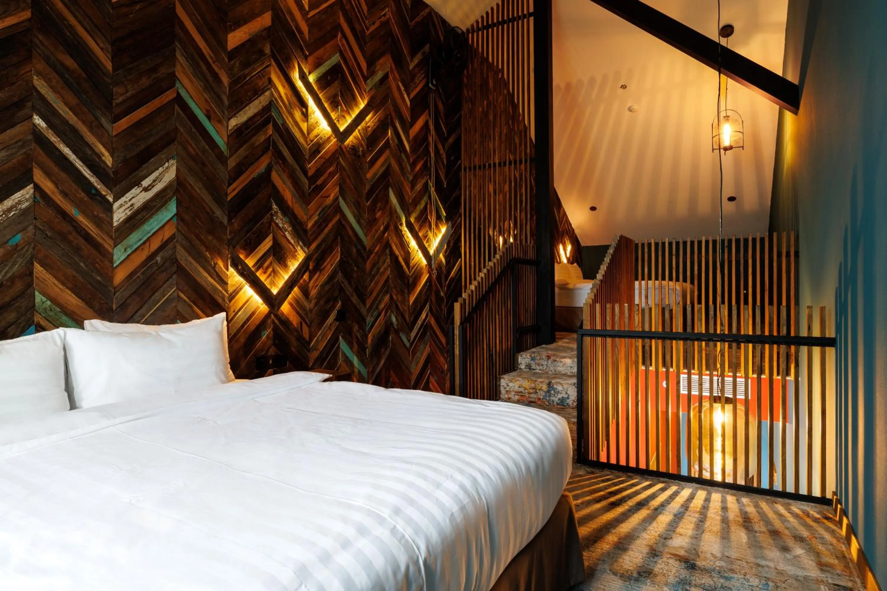 Bed in Mtserlebi Resort