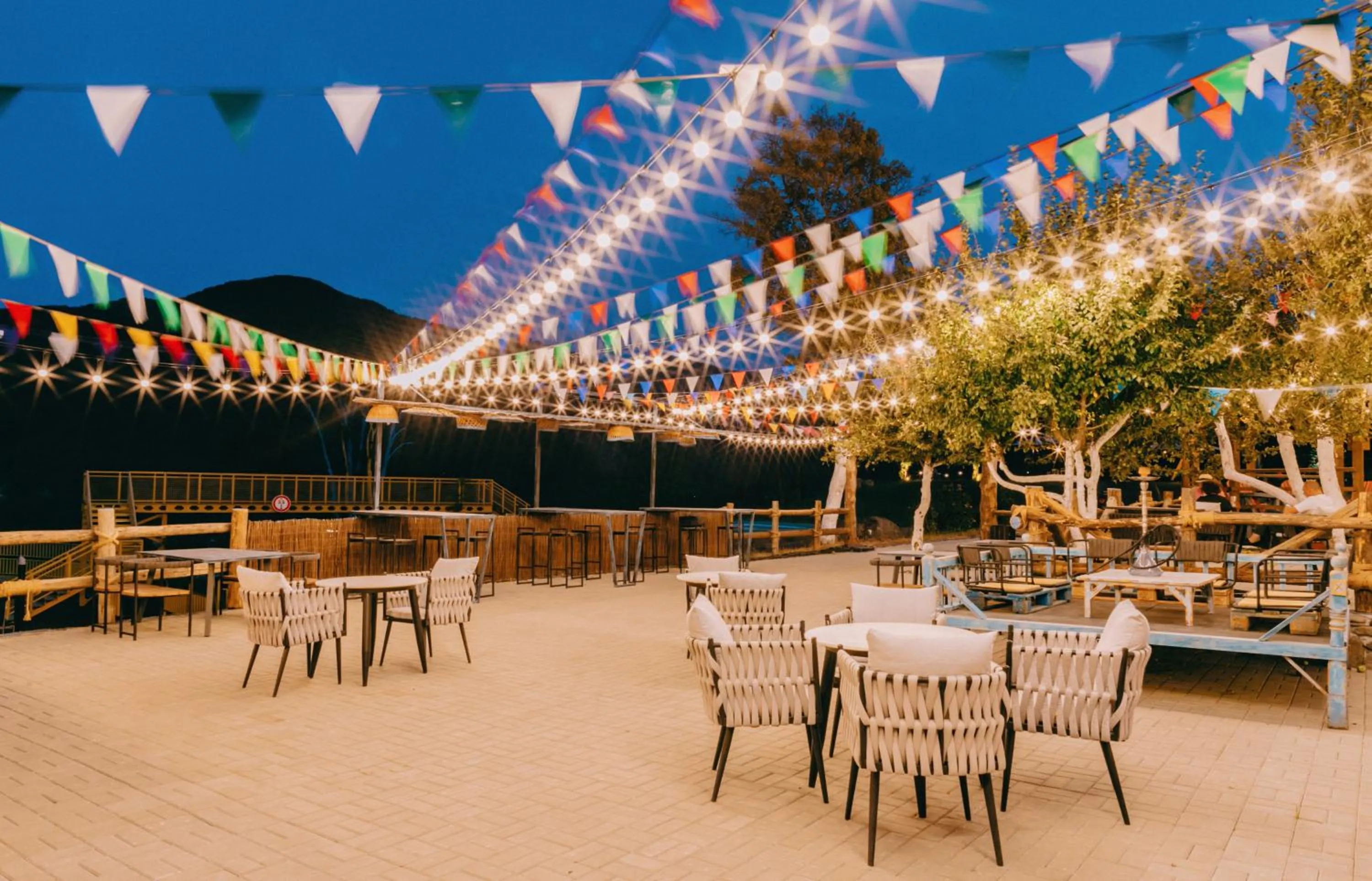 BBQ facilities in Mtserlebi Resort