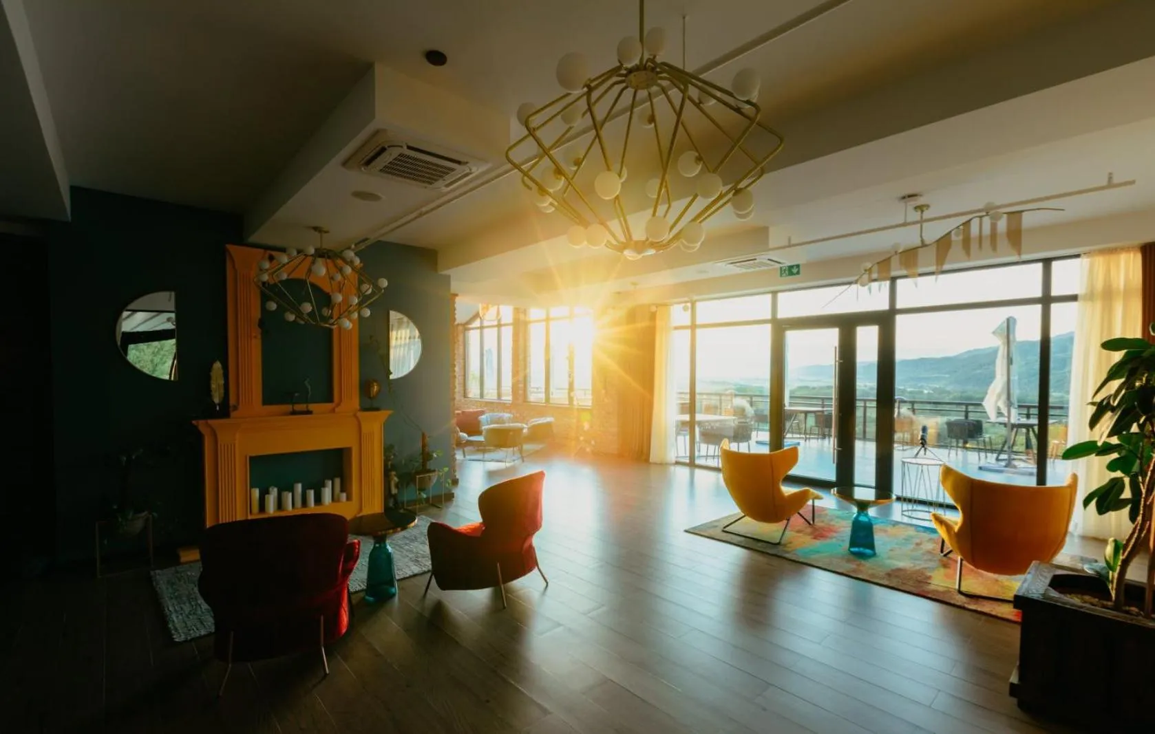 Lobby or reception in Mtserlebi Resort