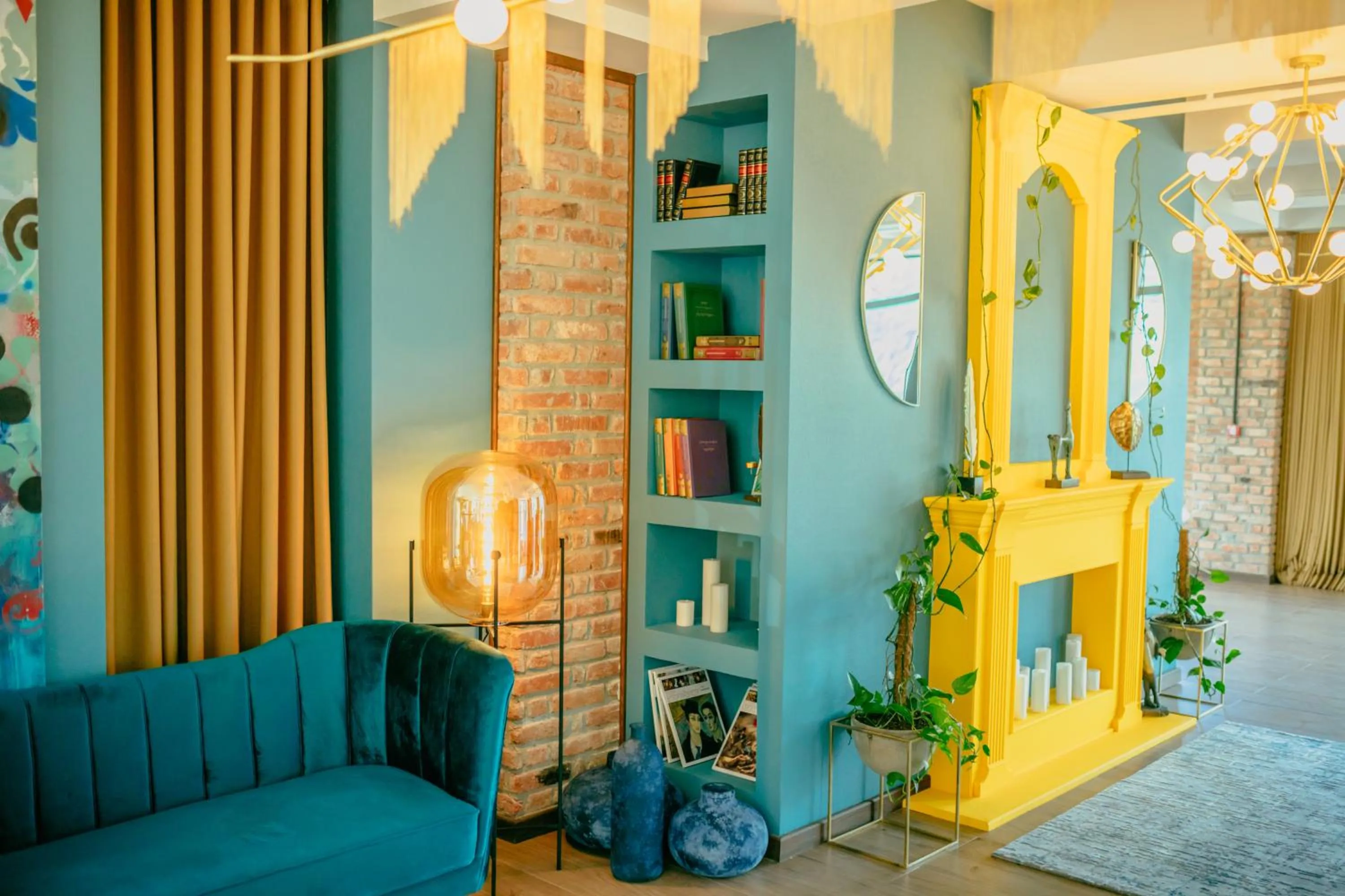 Library in Mtserlebi Resort