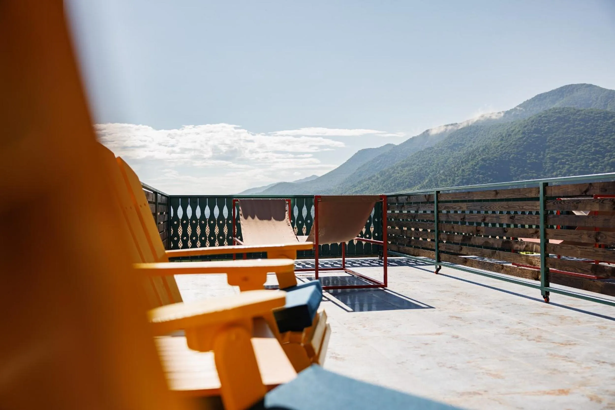 Balcony/Terrace in Mtserlebi Resort