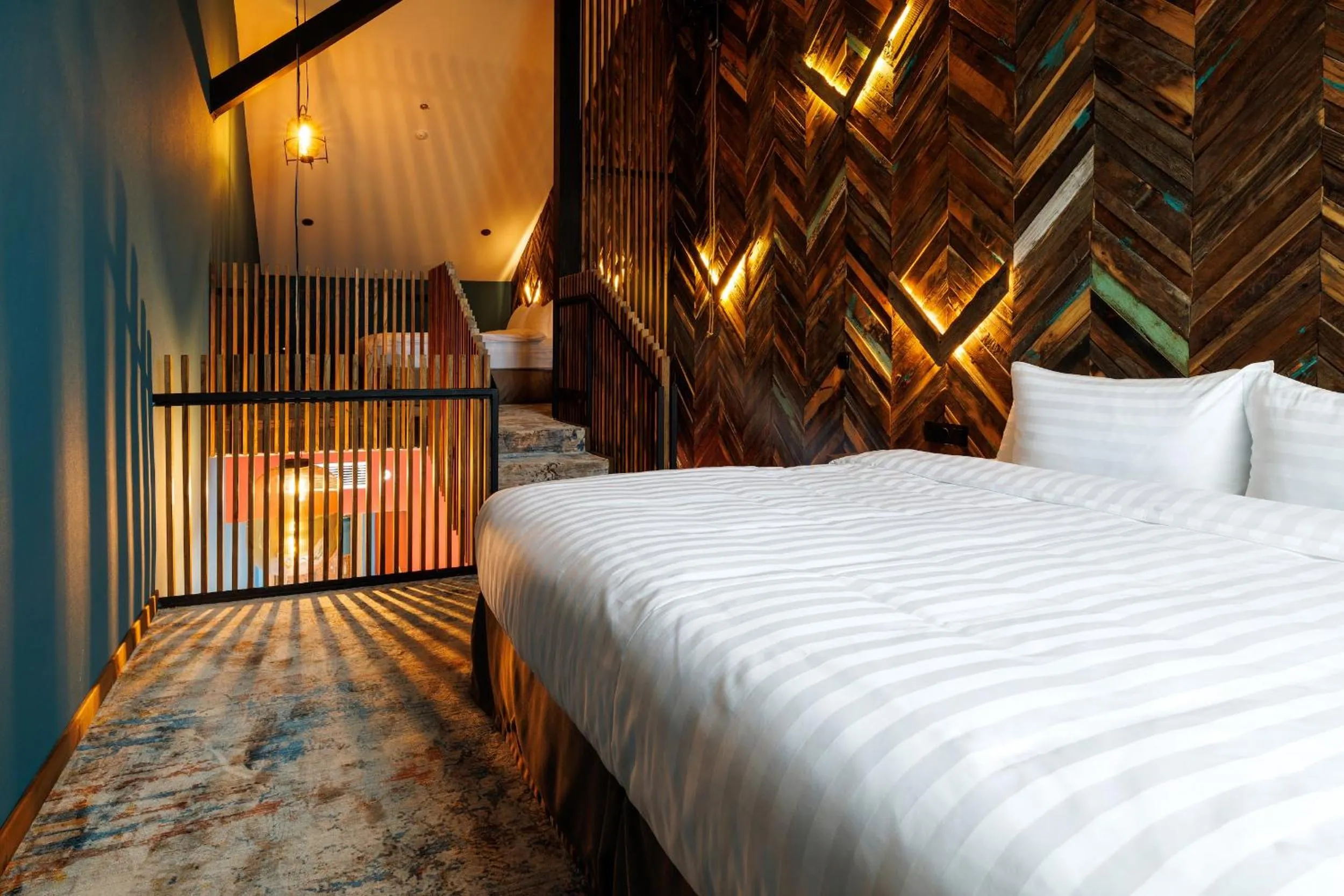 Bed in Mtserlebi Resort