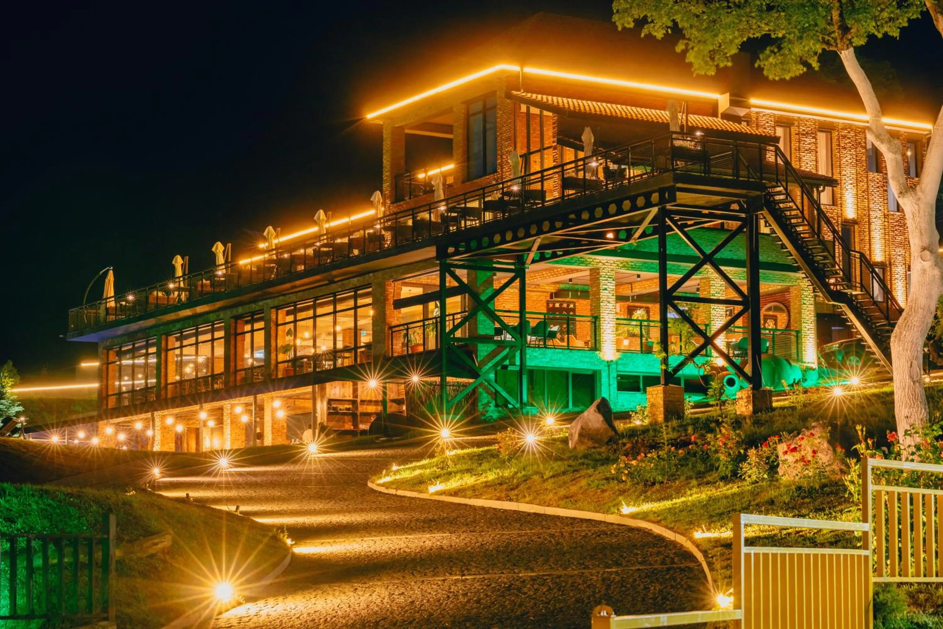 Property building in Mtserlebi Resort