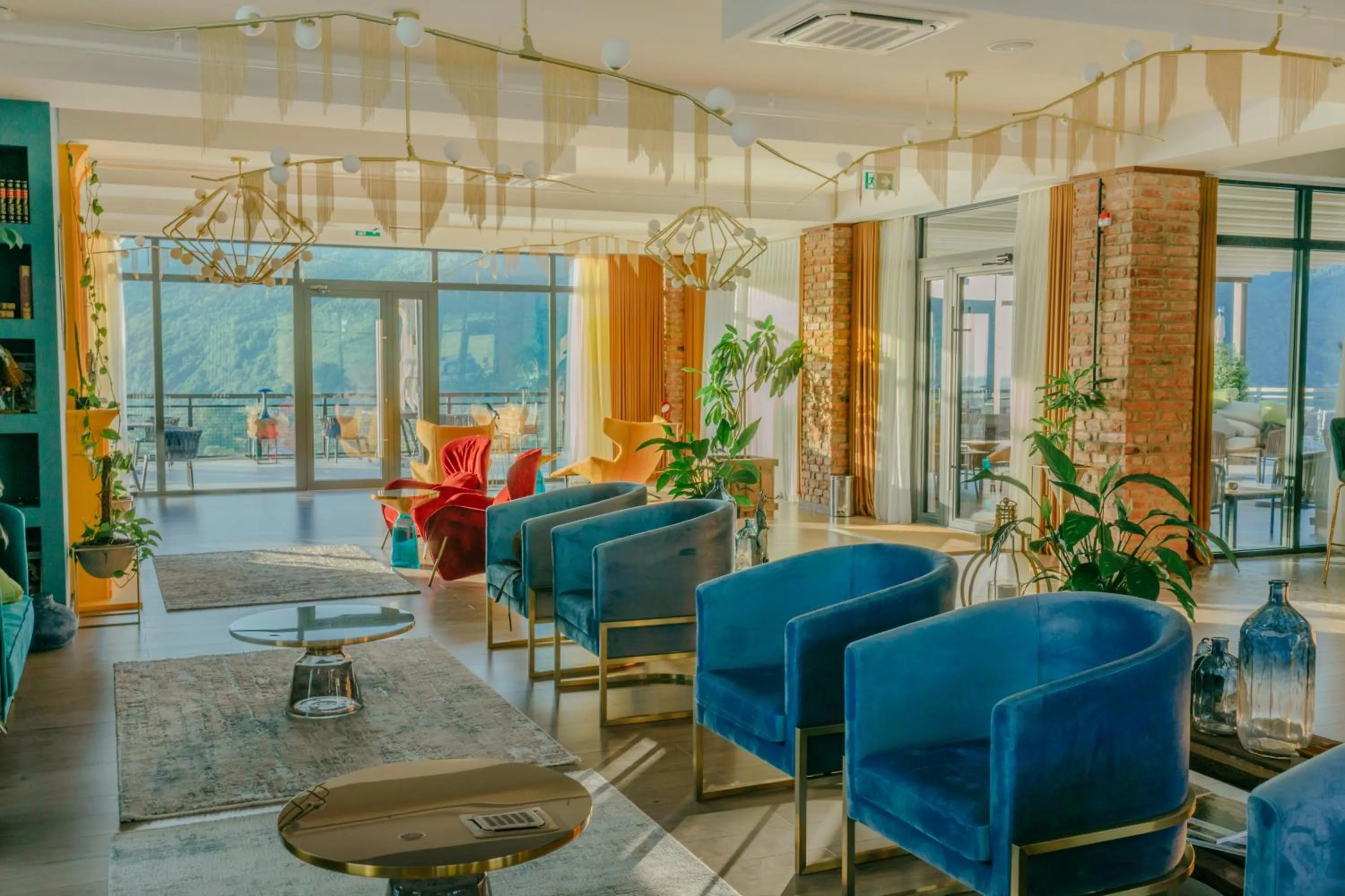 Lobby or reception in Mtserlebi Resort