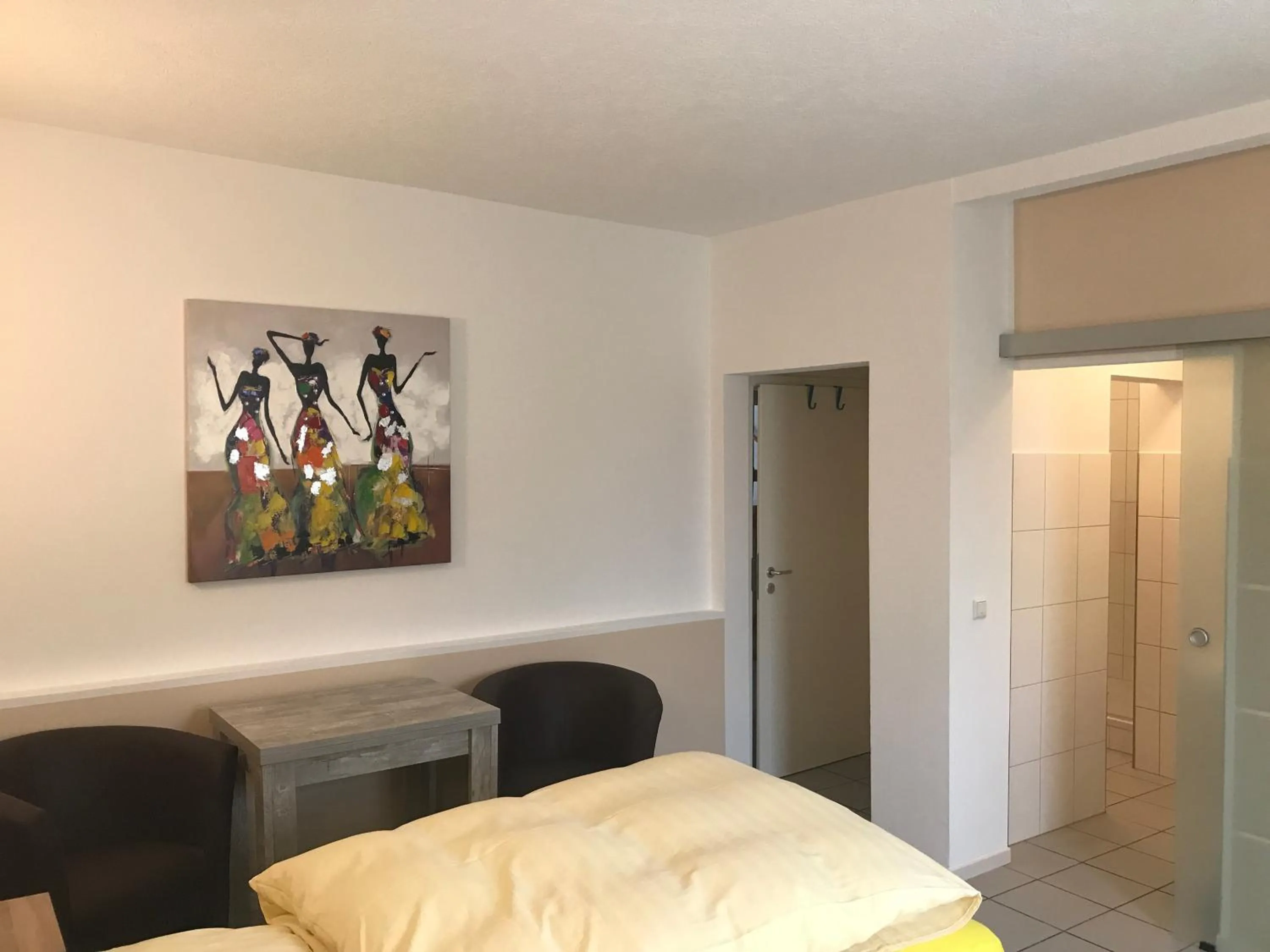 Photo of the whole room, Bed in Hotel Restaurant Alt Laubach