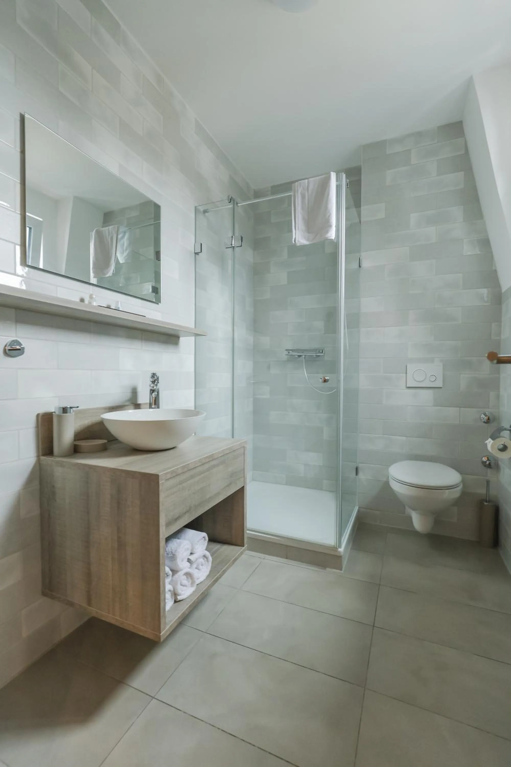 Shower in Liebig-Hotel