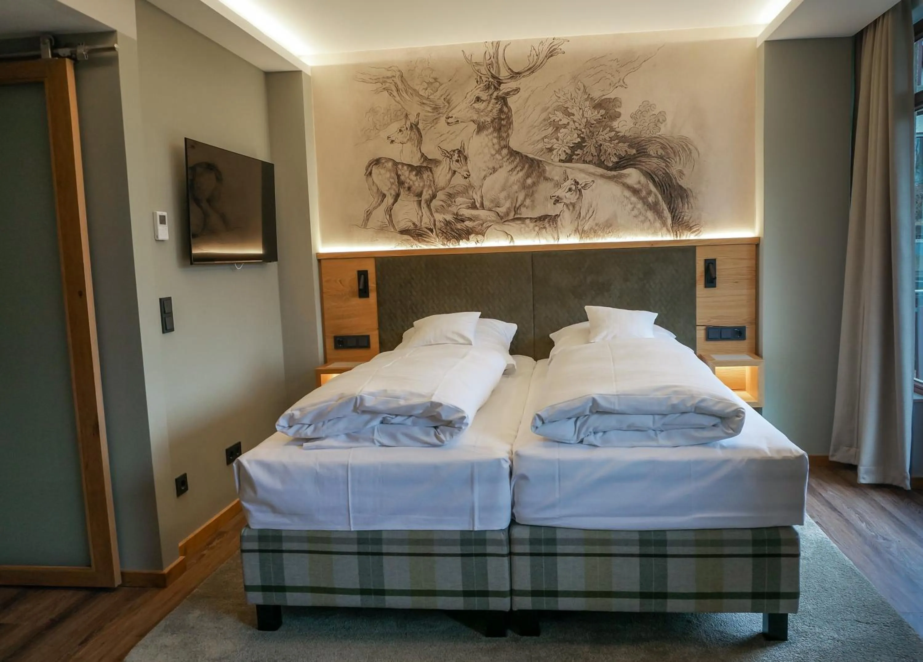 Staff, Bed in Landhaus Klosterwald