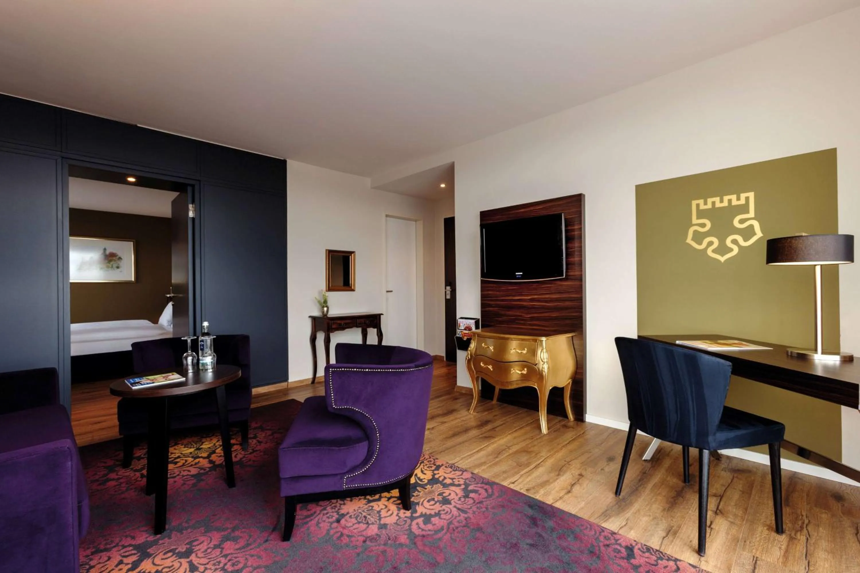 Bed in Vienna House by Wyndham Thüringer Hof Eisenach