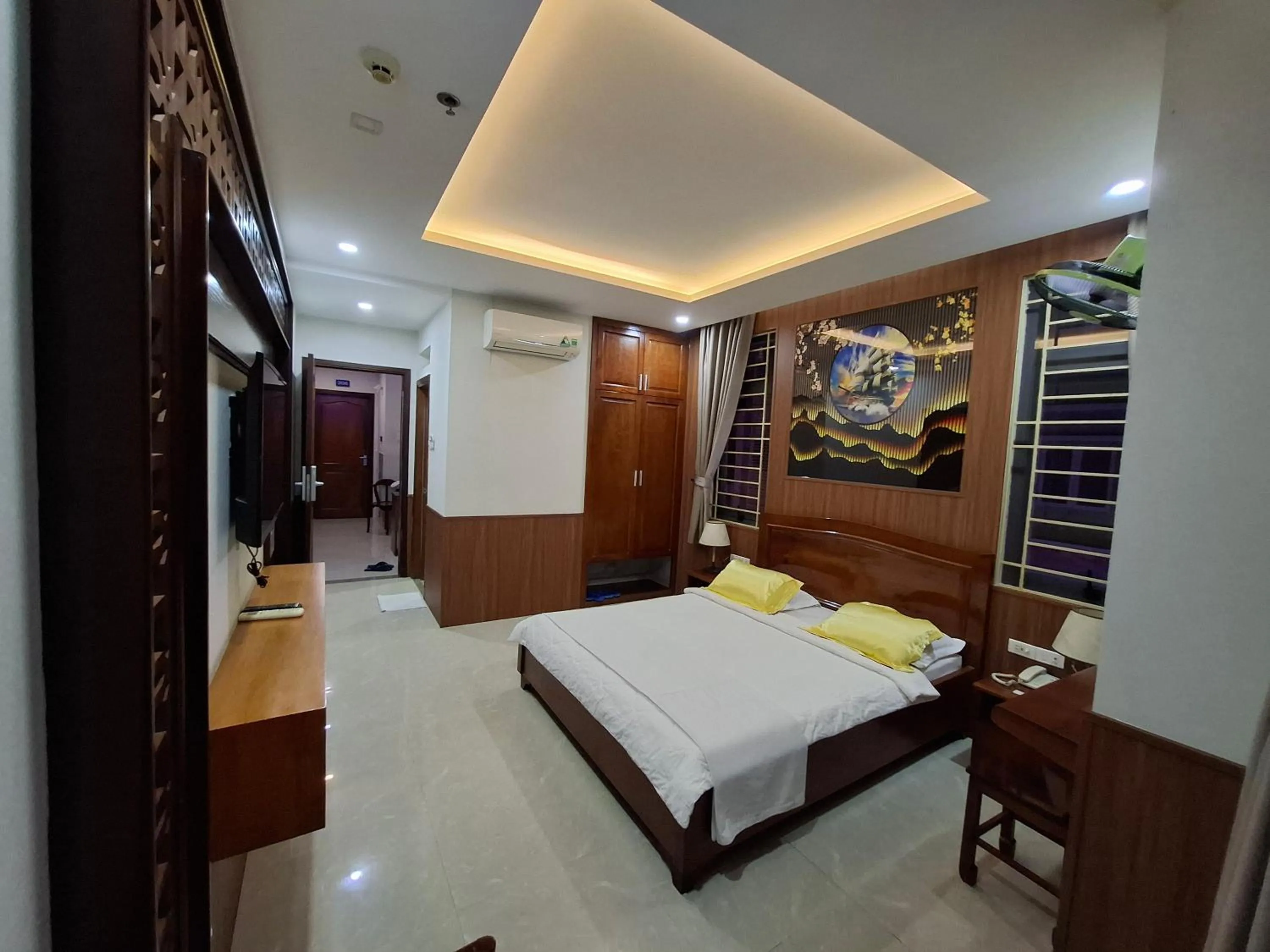 Bed in Hotel Phú Sĩ