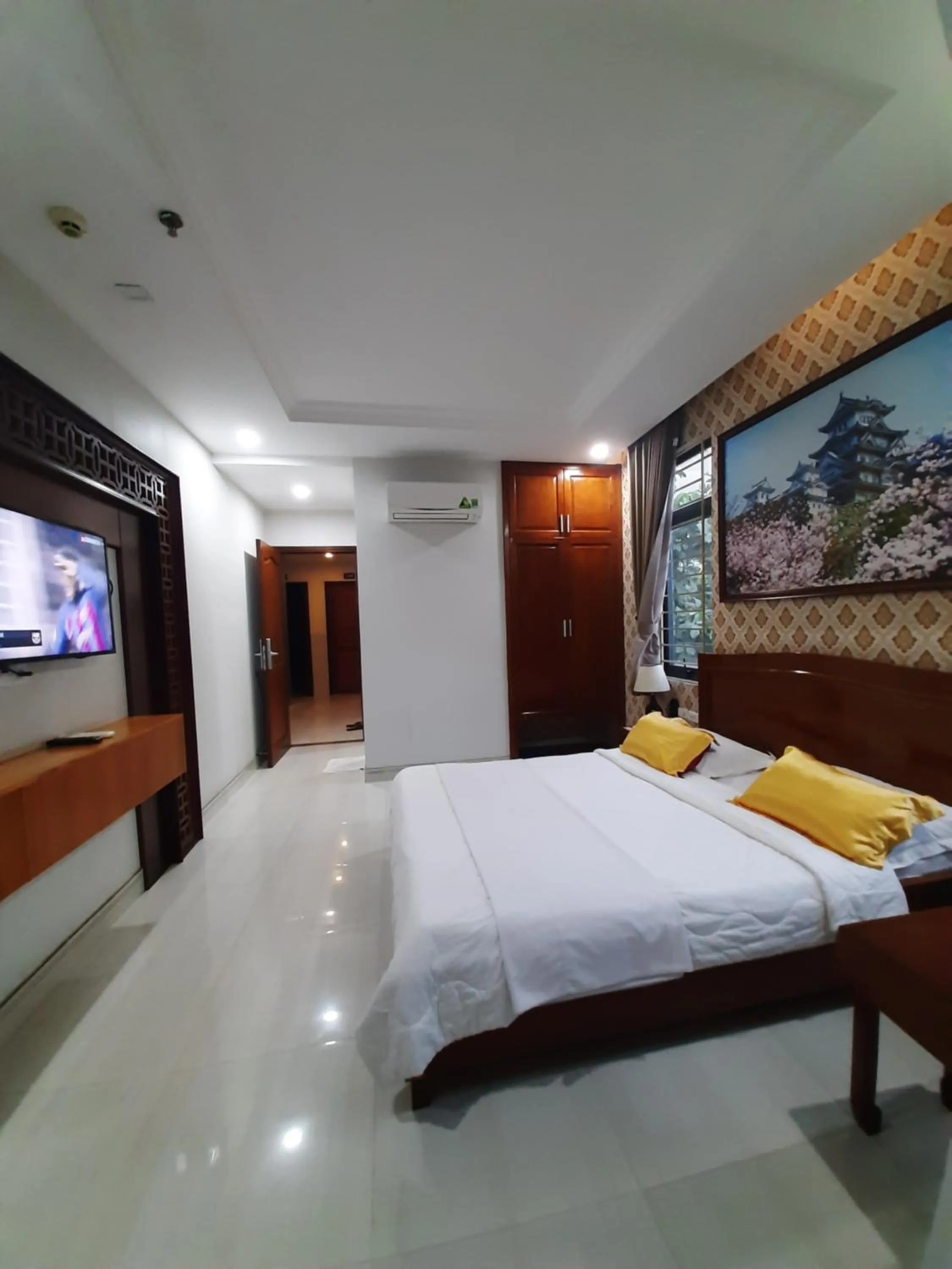 Bed in Hotel Phú Sĩ