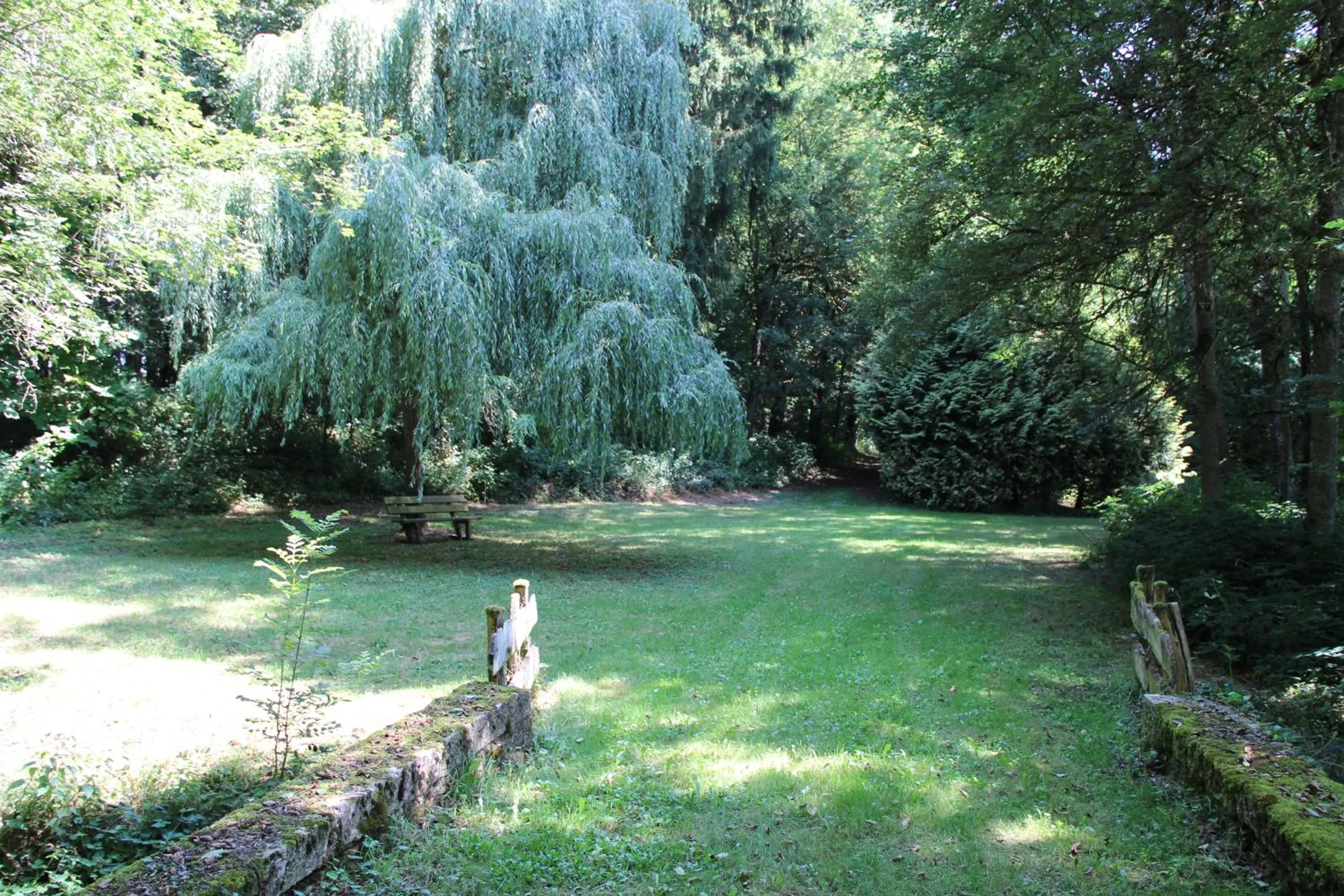 Natural landscape in Château de Béguin