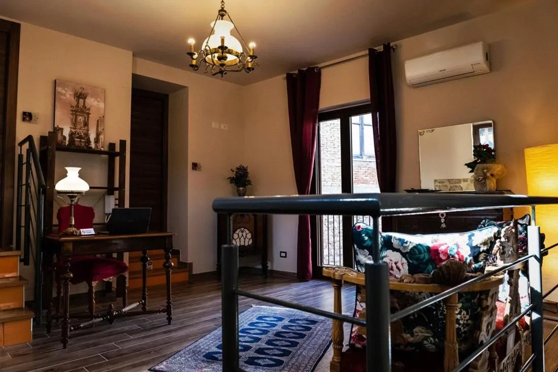 Seating area in Il Carro Comfortable Rooms