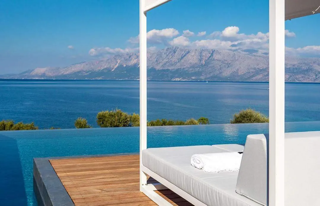 Swimming pool in KEROMOUSSI SEASIDE BOUTIQUE HOTEL - Adult only