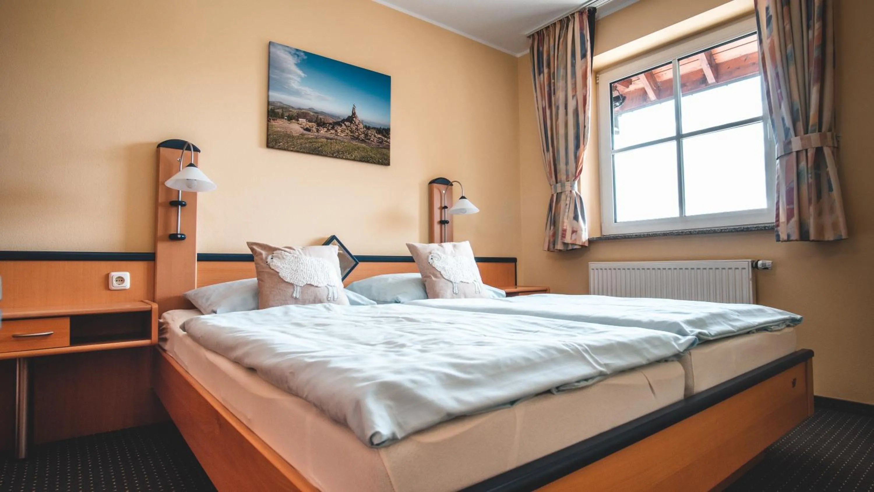 Bedroom, Bed in Landhaus Ehrengrund