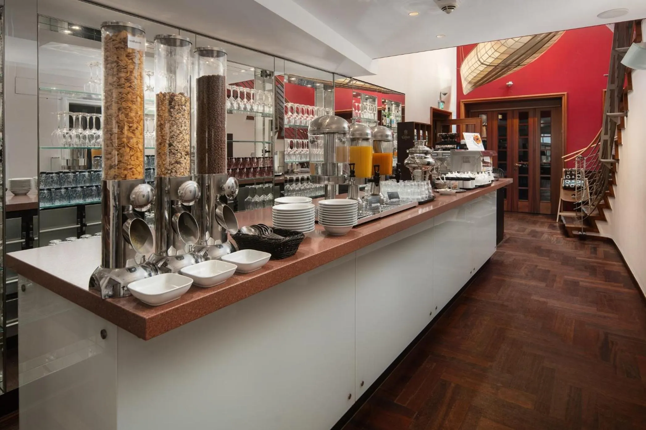 Buffet breakfast in Hotel Baseler Hof