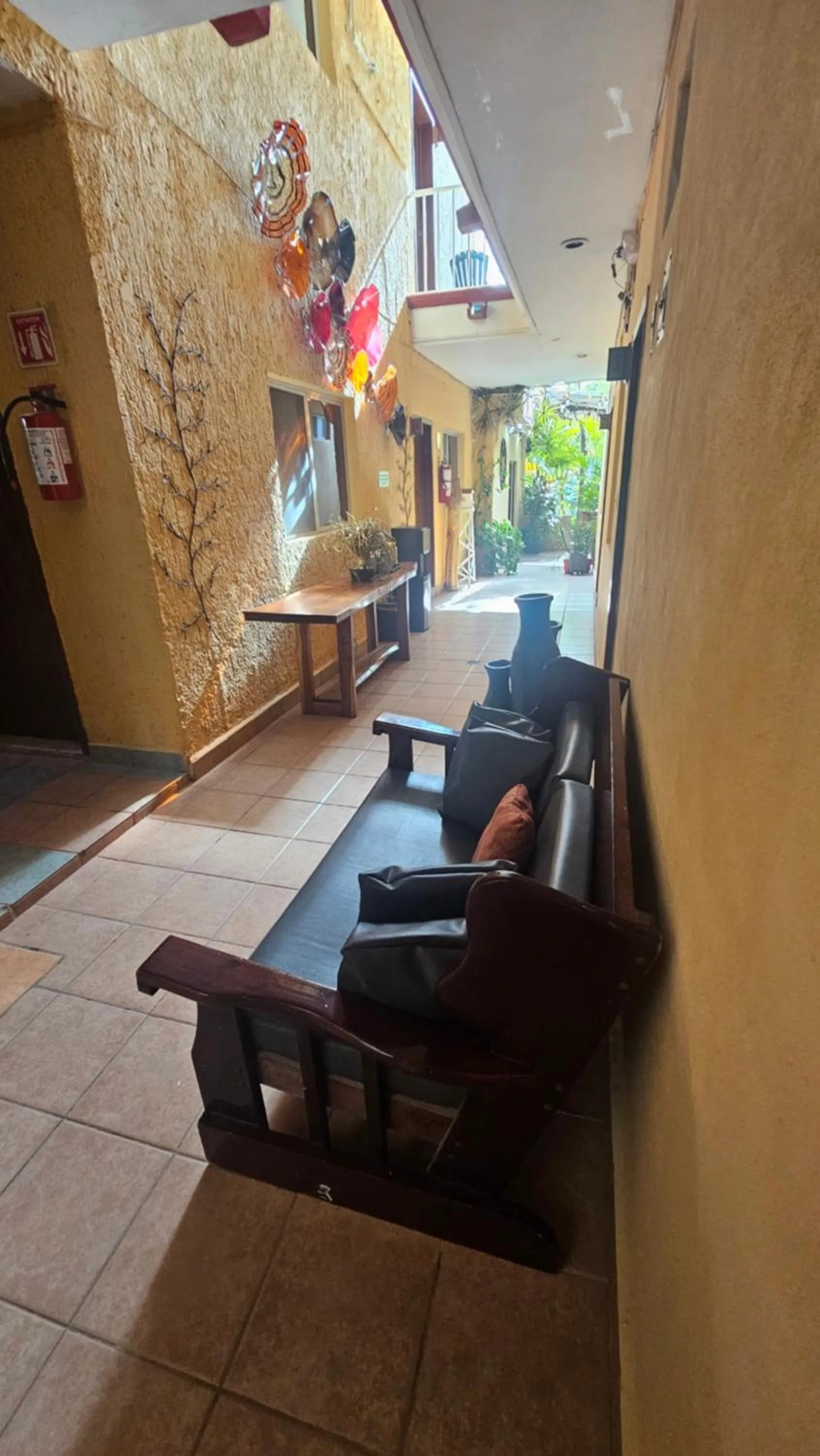 Seating area in Hotel posada MARCAS