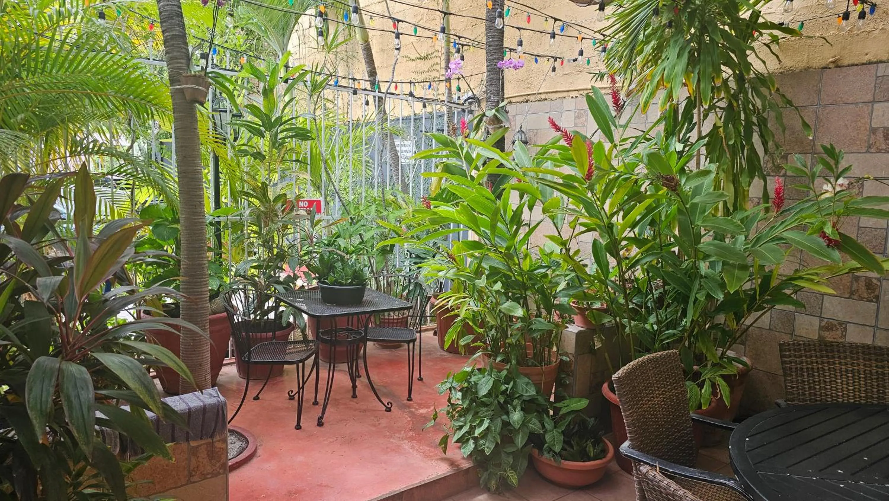 Garden in Hotel posada MARCAS