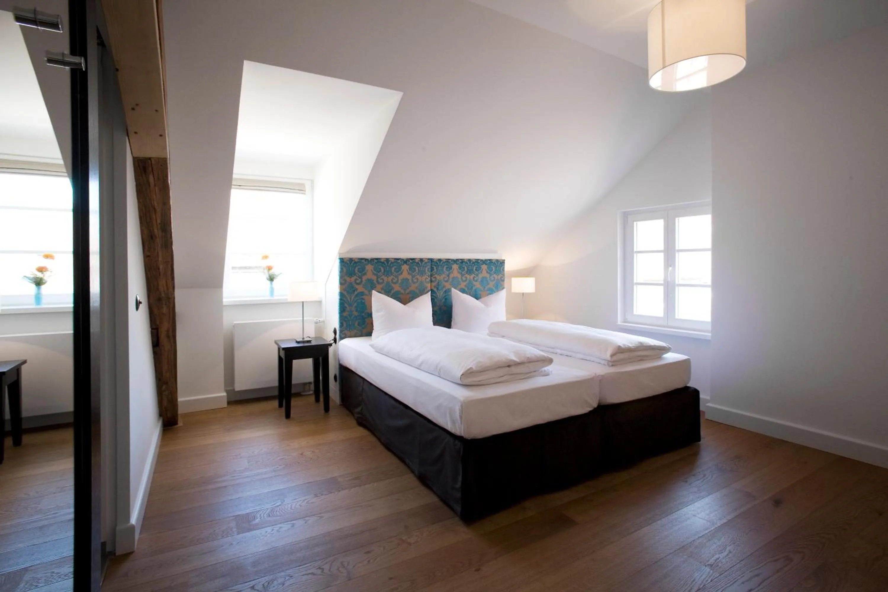 Spring, Bed in Hotel Schwarzwälder Hof