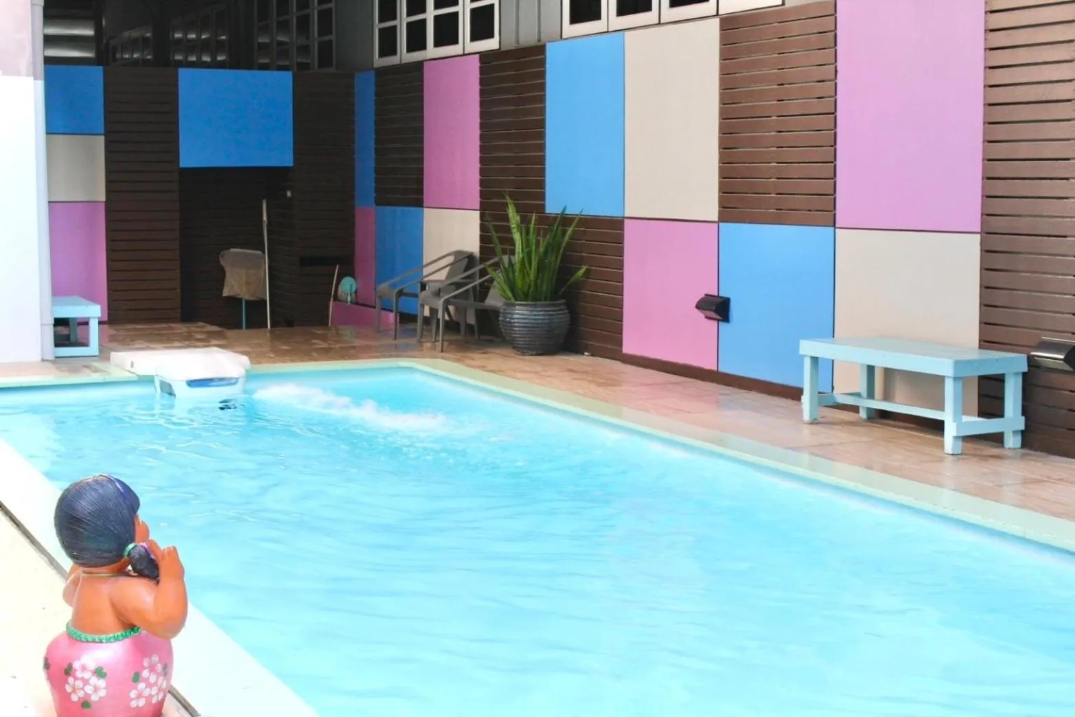 Swimming pool in S2 Hotel - SHA Plus Certified