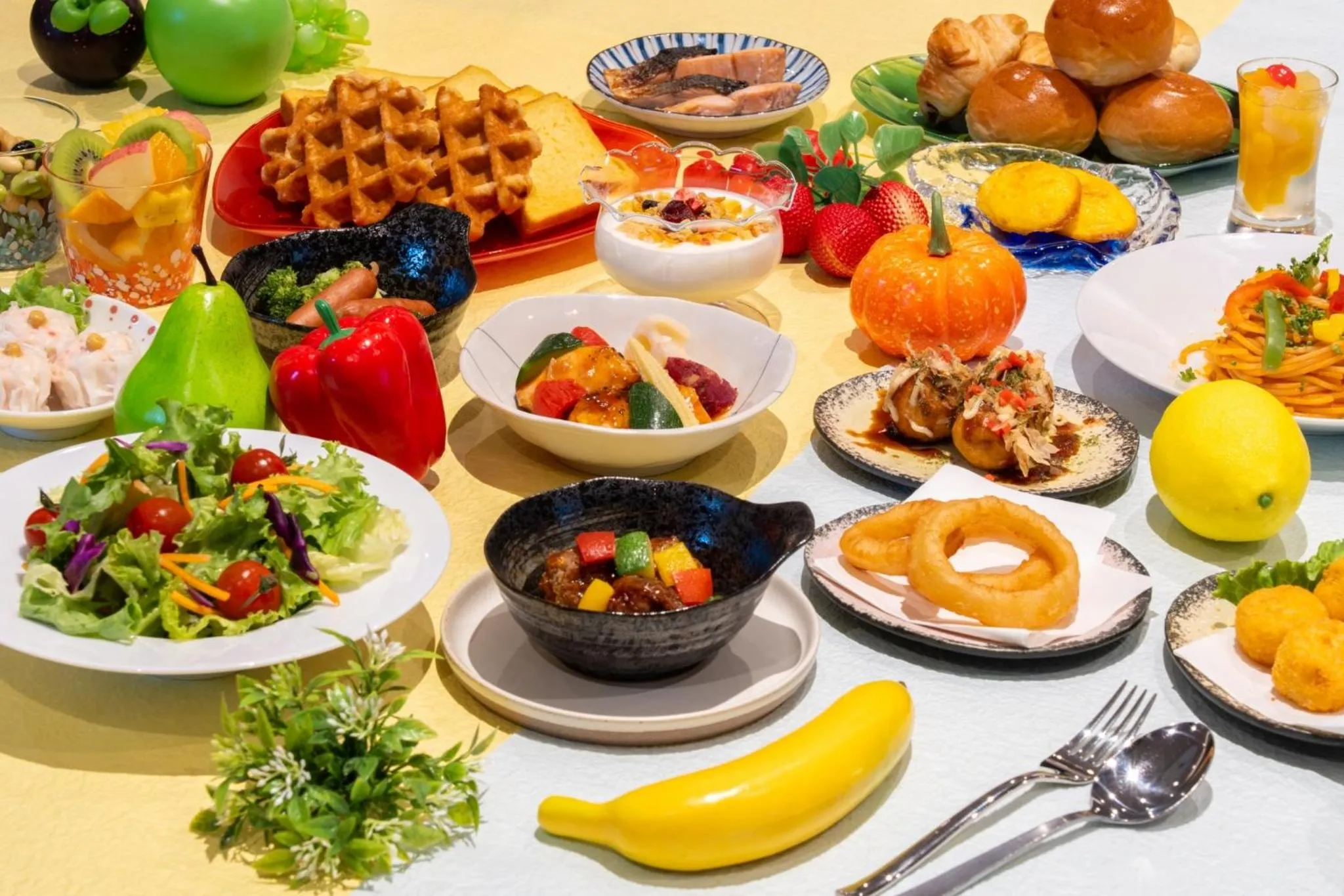 Food and drinks in Doutonbori Crystal Exe