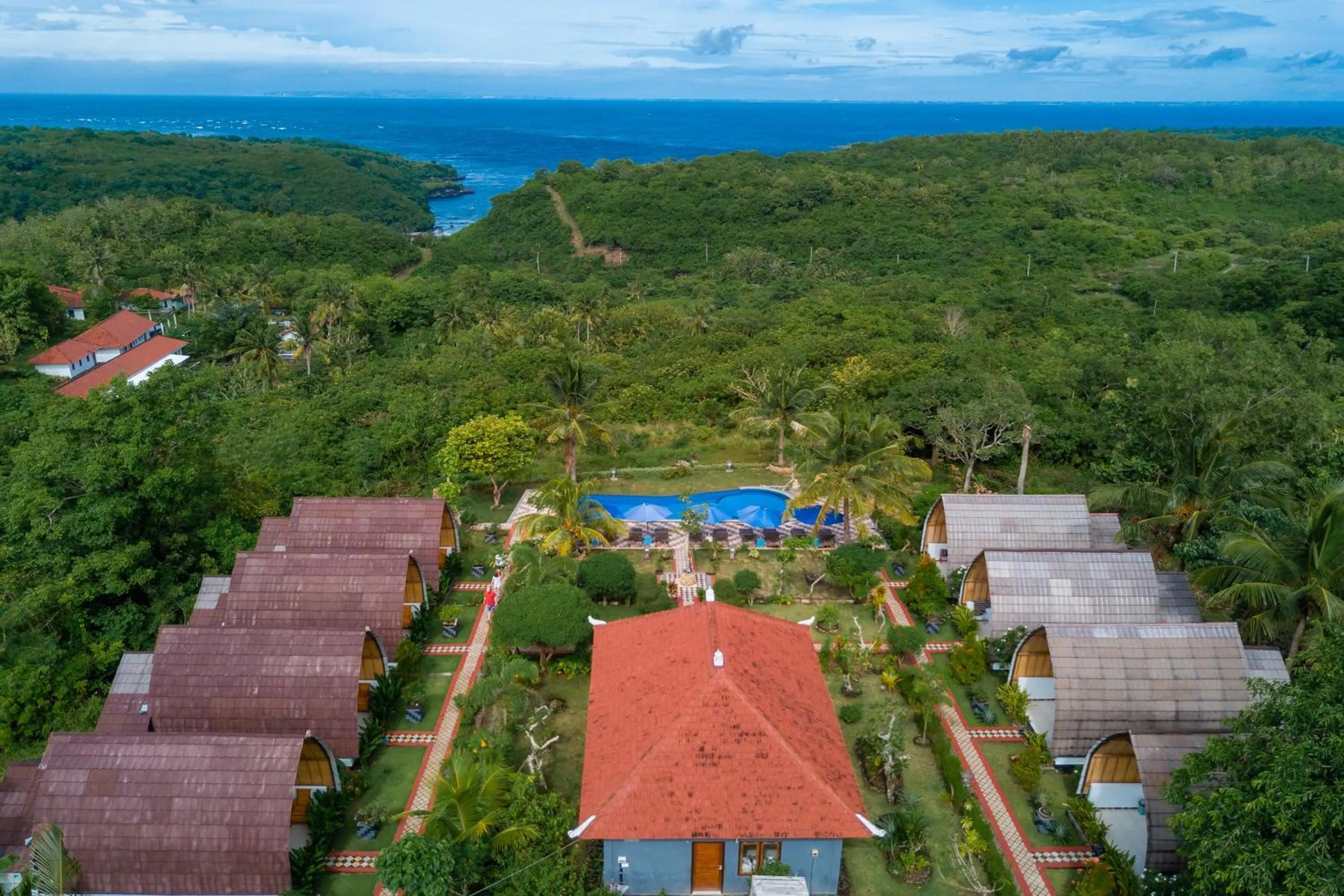 Property building in Penida Sunset Ocean View Bungalows