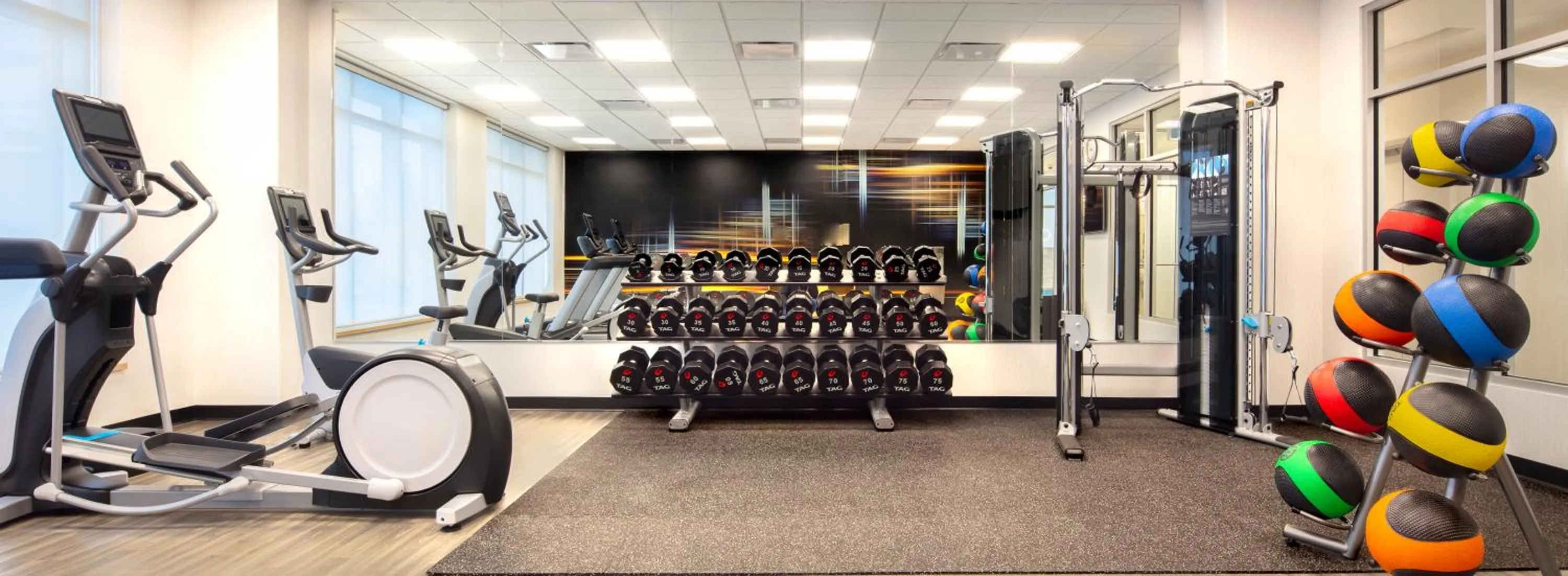 Fitness centre/facilities in Hyatt Place Moncton-Downtown