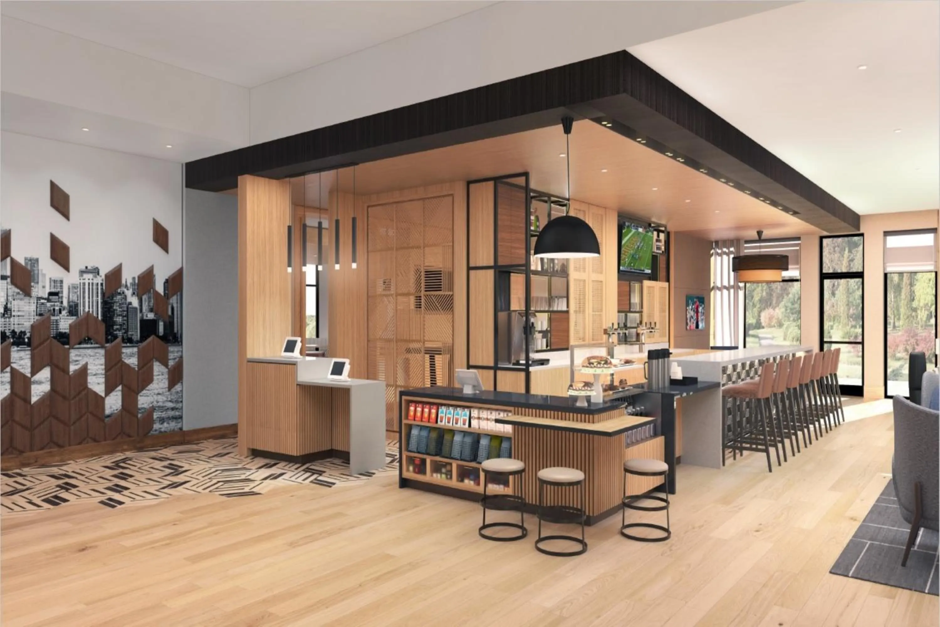 Lobby or reception in Hyatt Place at Wichita State University