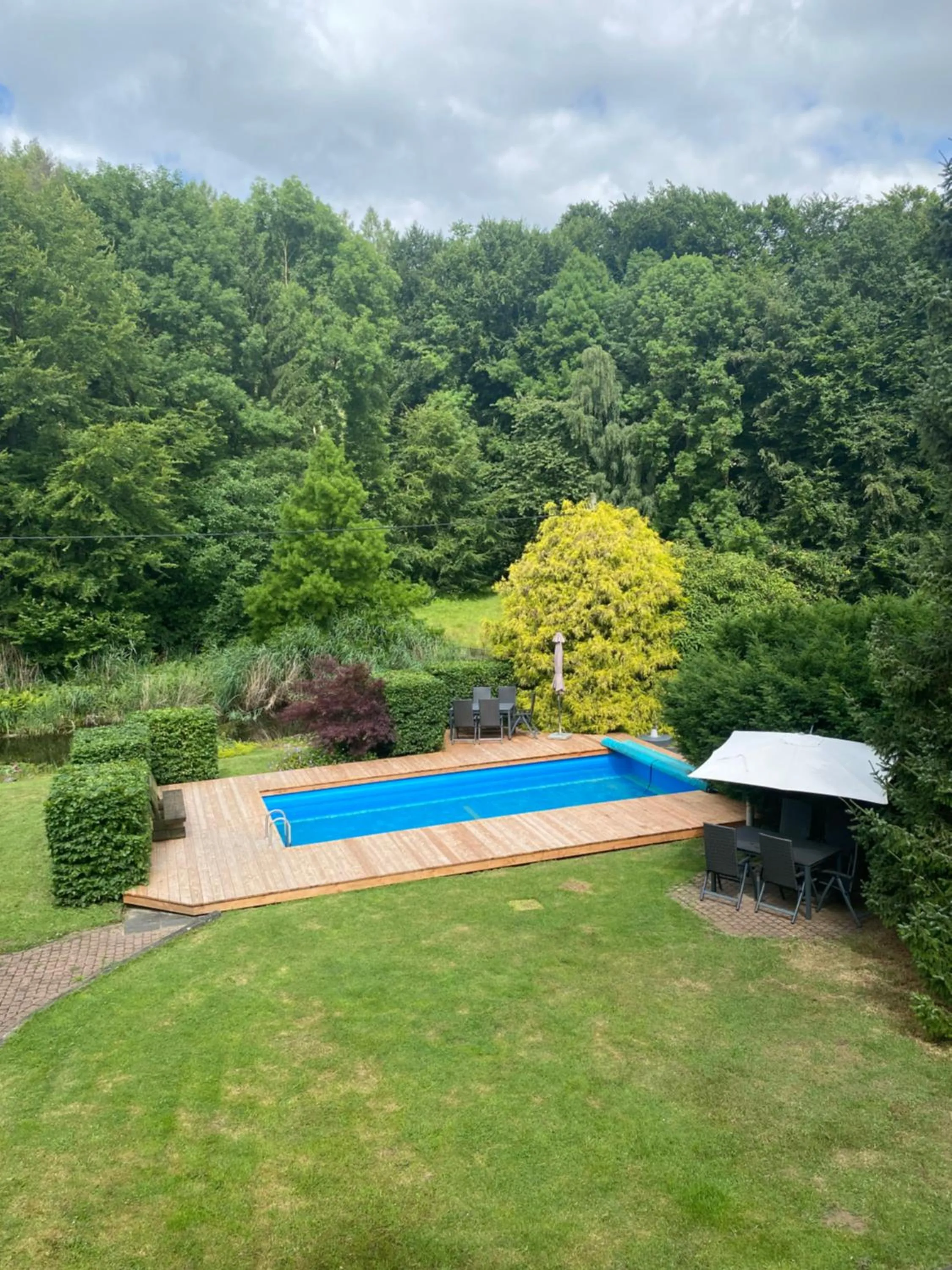 Swimming pool in Ferienhof Kröger