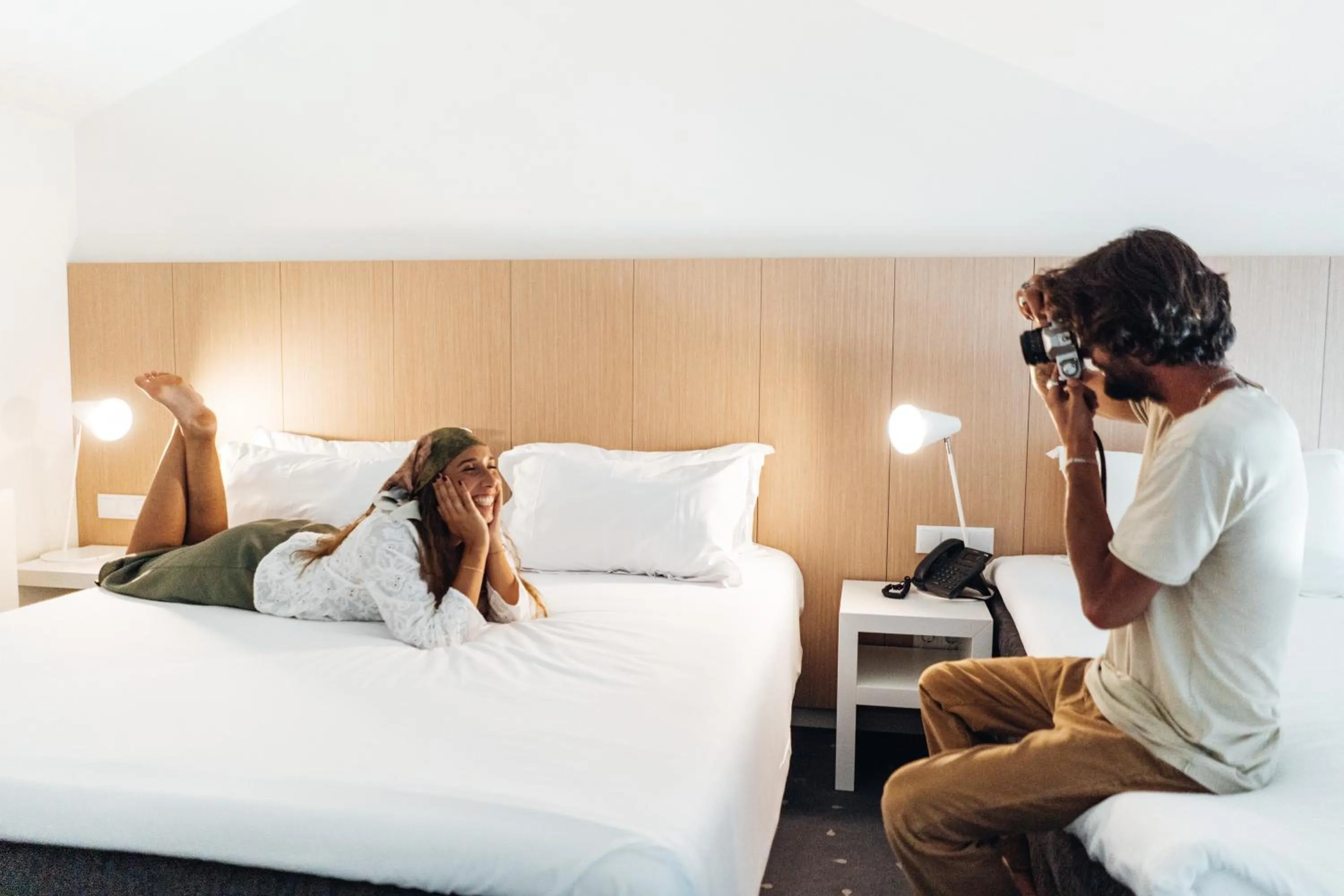 Bed in Stay Hotel Lisboa Centro Chiado