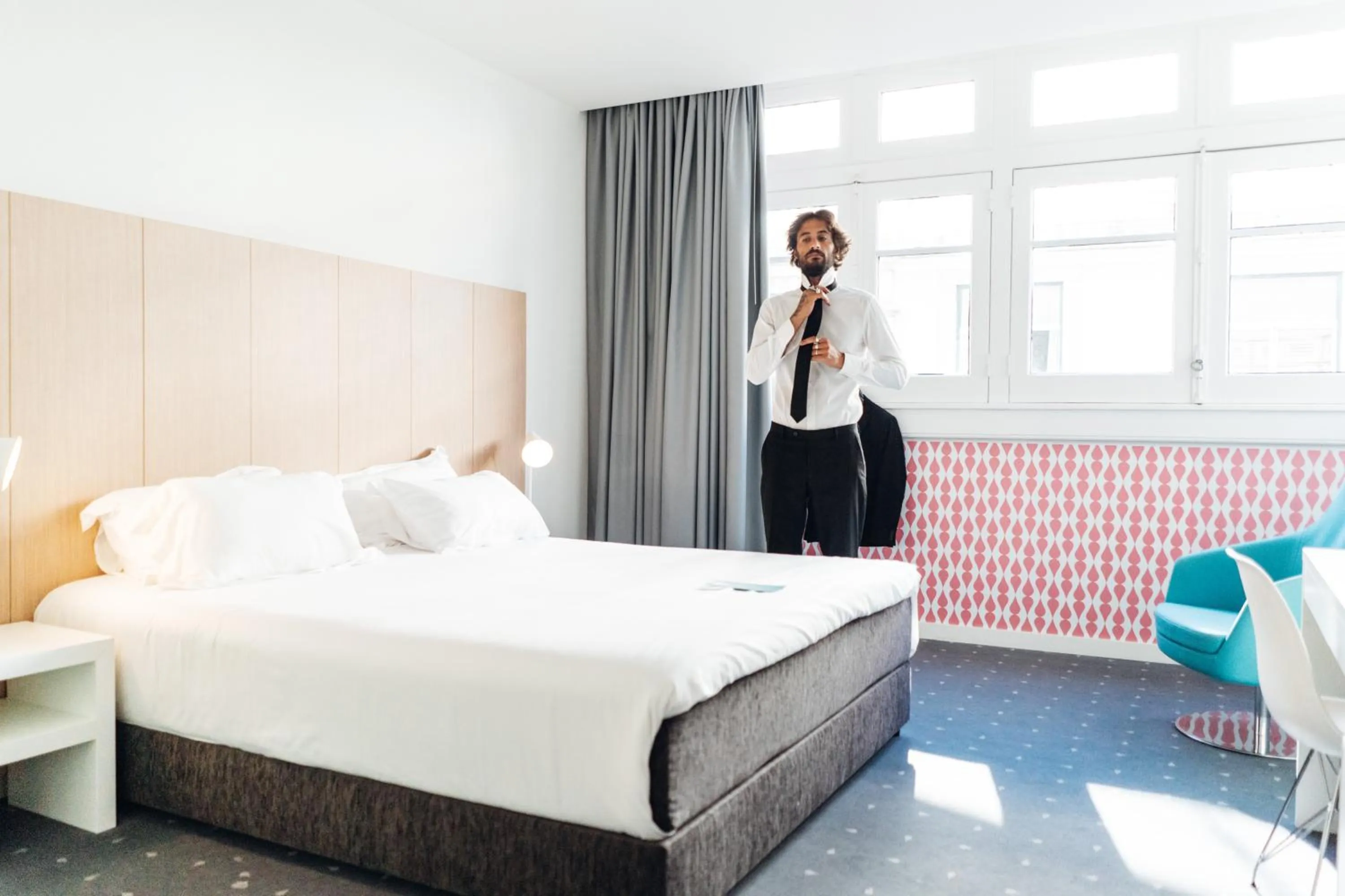 Bed in Stay Hotel Lisboa Centro Chiado