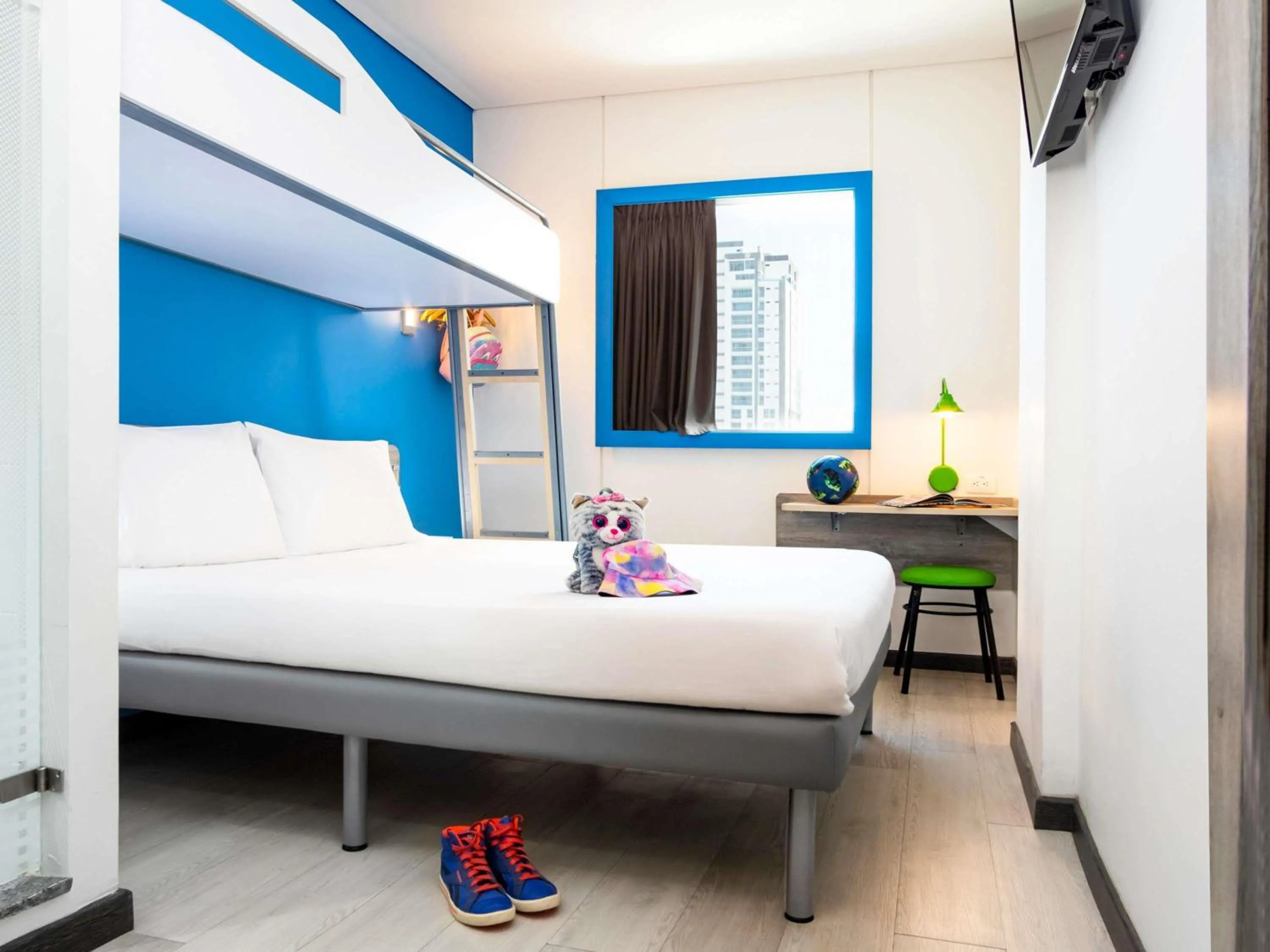 Bedroom, Bed in ibis budget Barranquilla