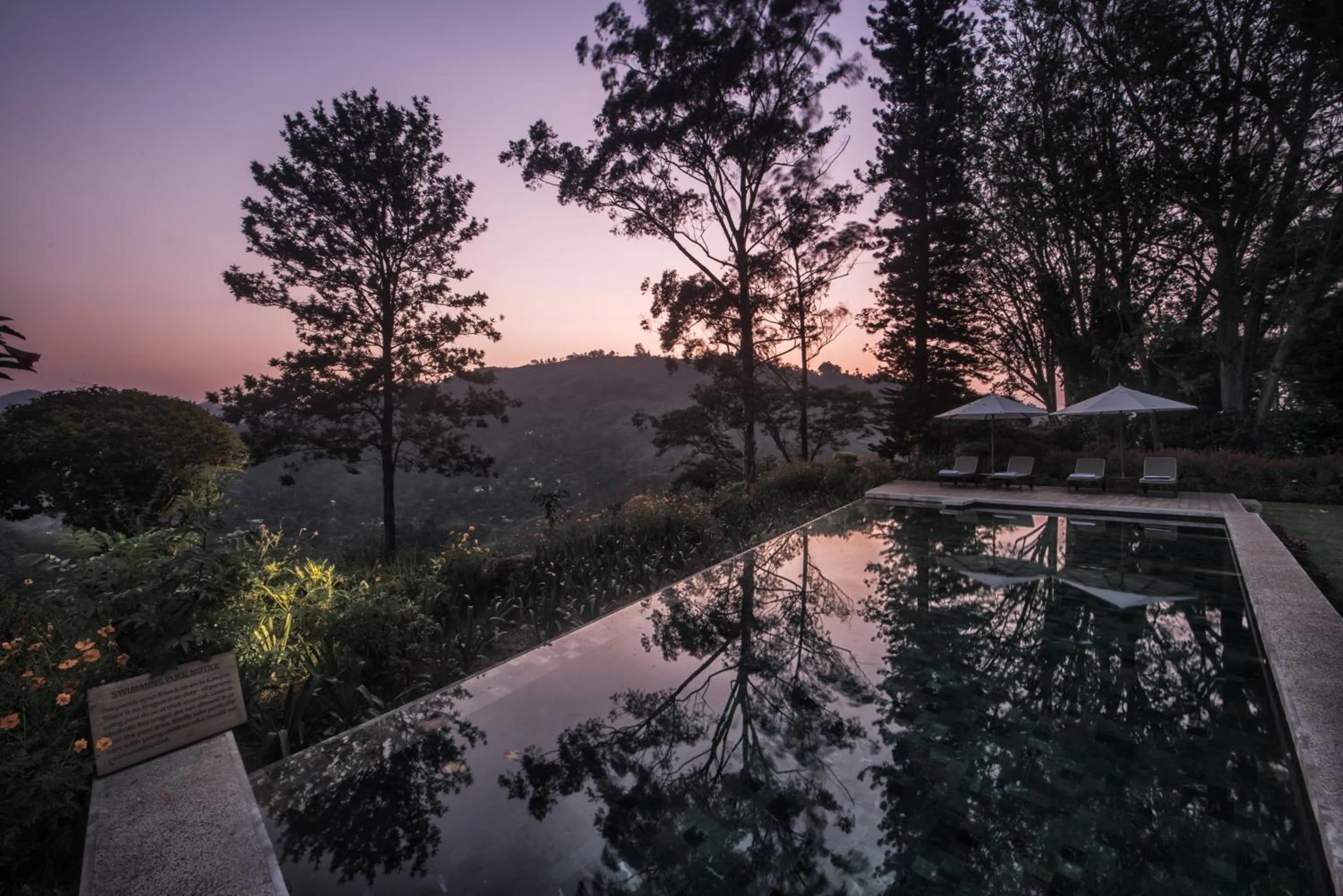 Pool view in Nine Skies