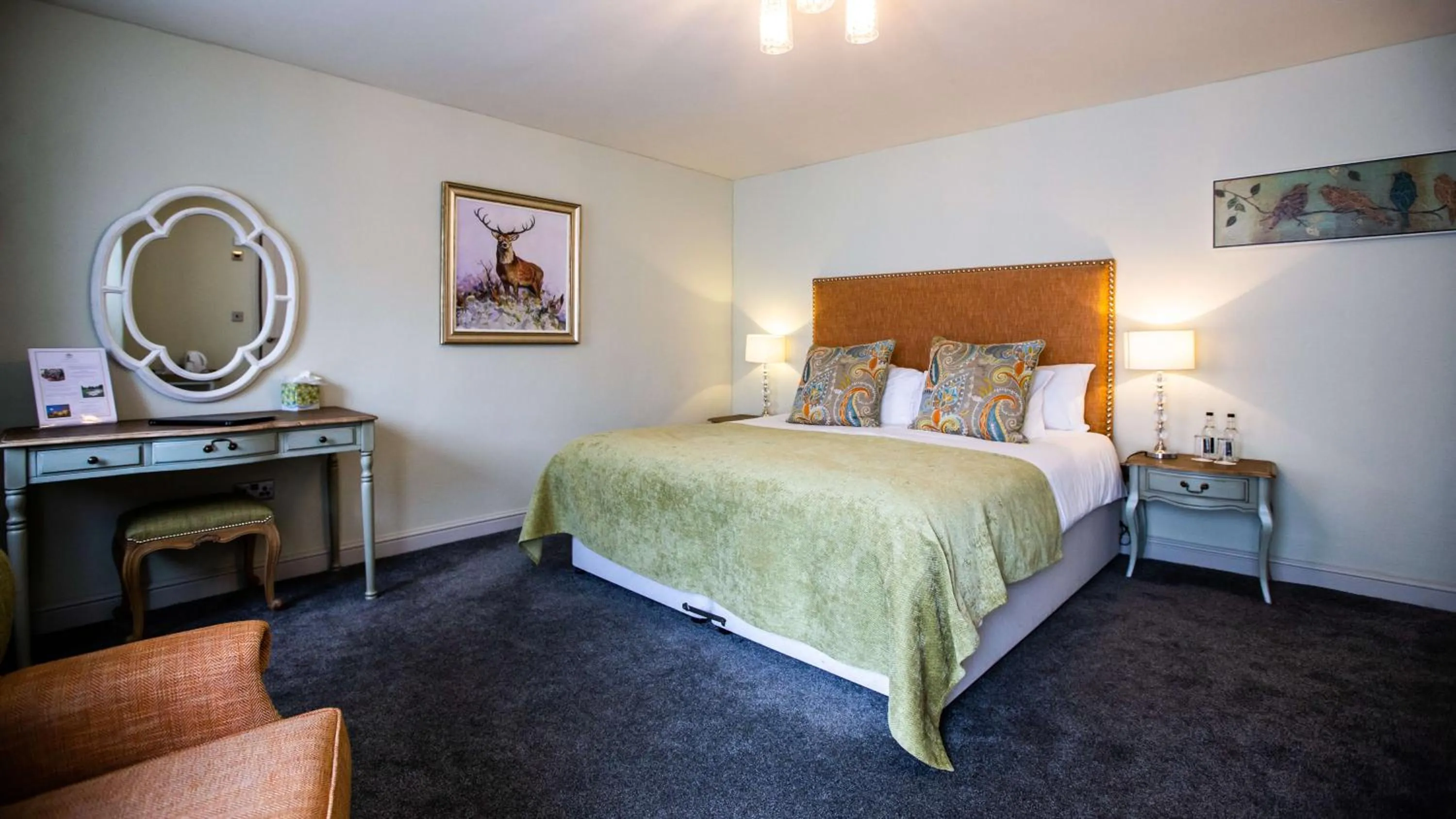 Bed in The Wyndham Hotel