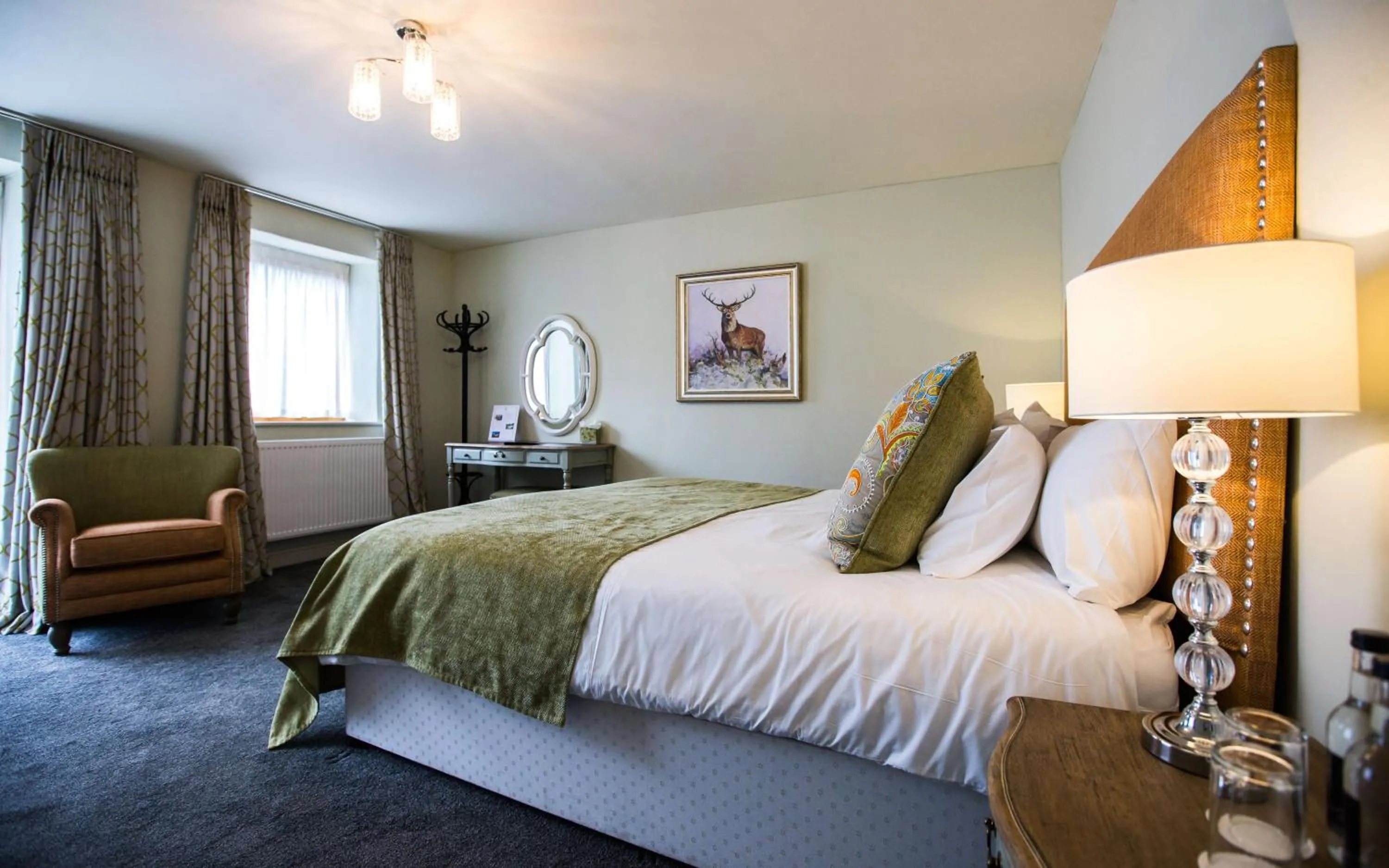 Bed in The Wyndham Hotel