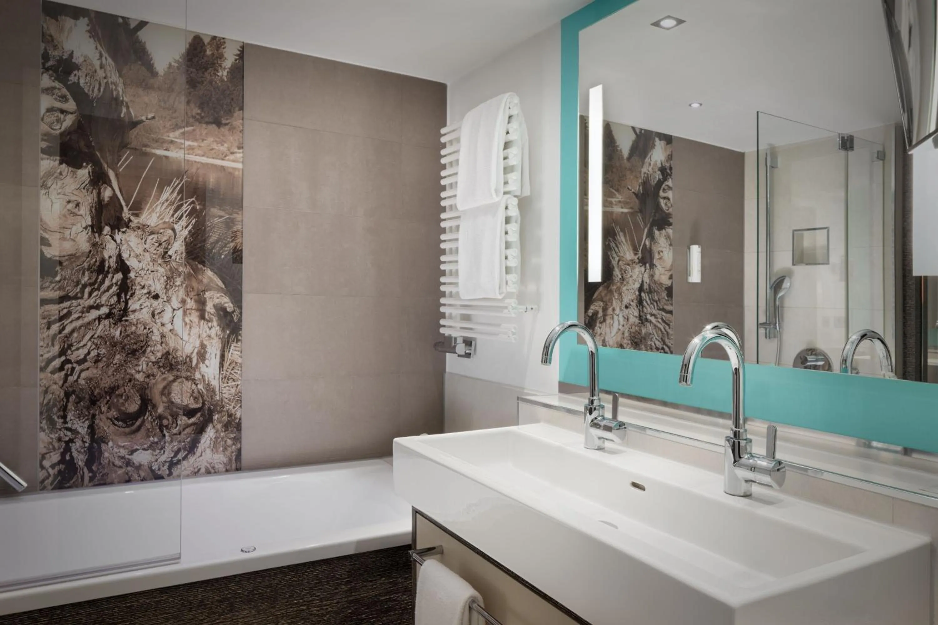 Bathroom in Arabella Alpenhotel am Spitzingsee, a Tribute Portfolio Hotel