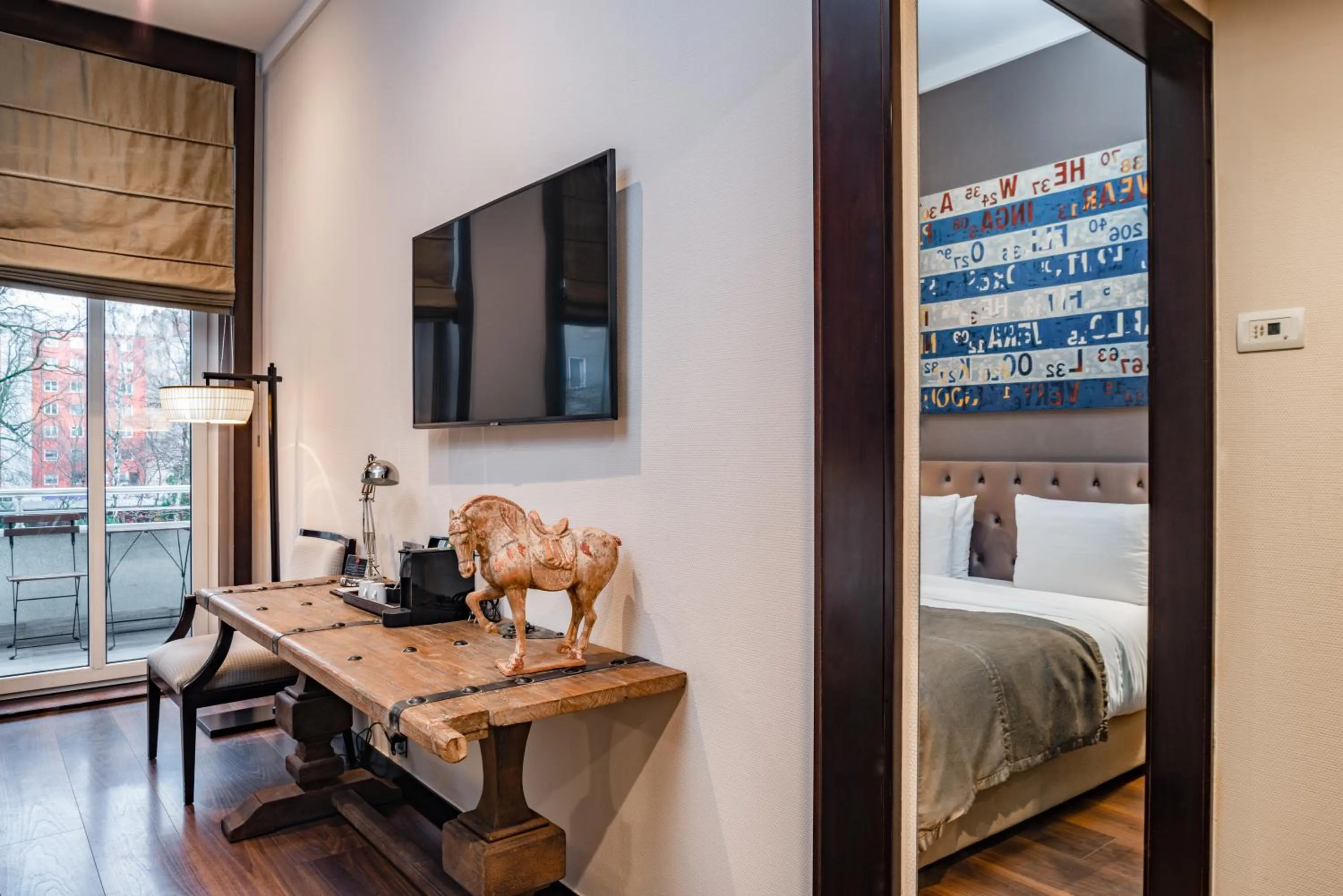 Bedroom, Bed in Quentin Design Hotel Berlin