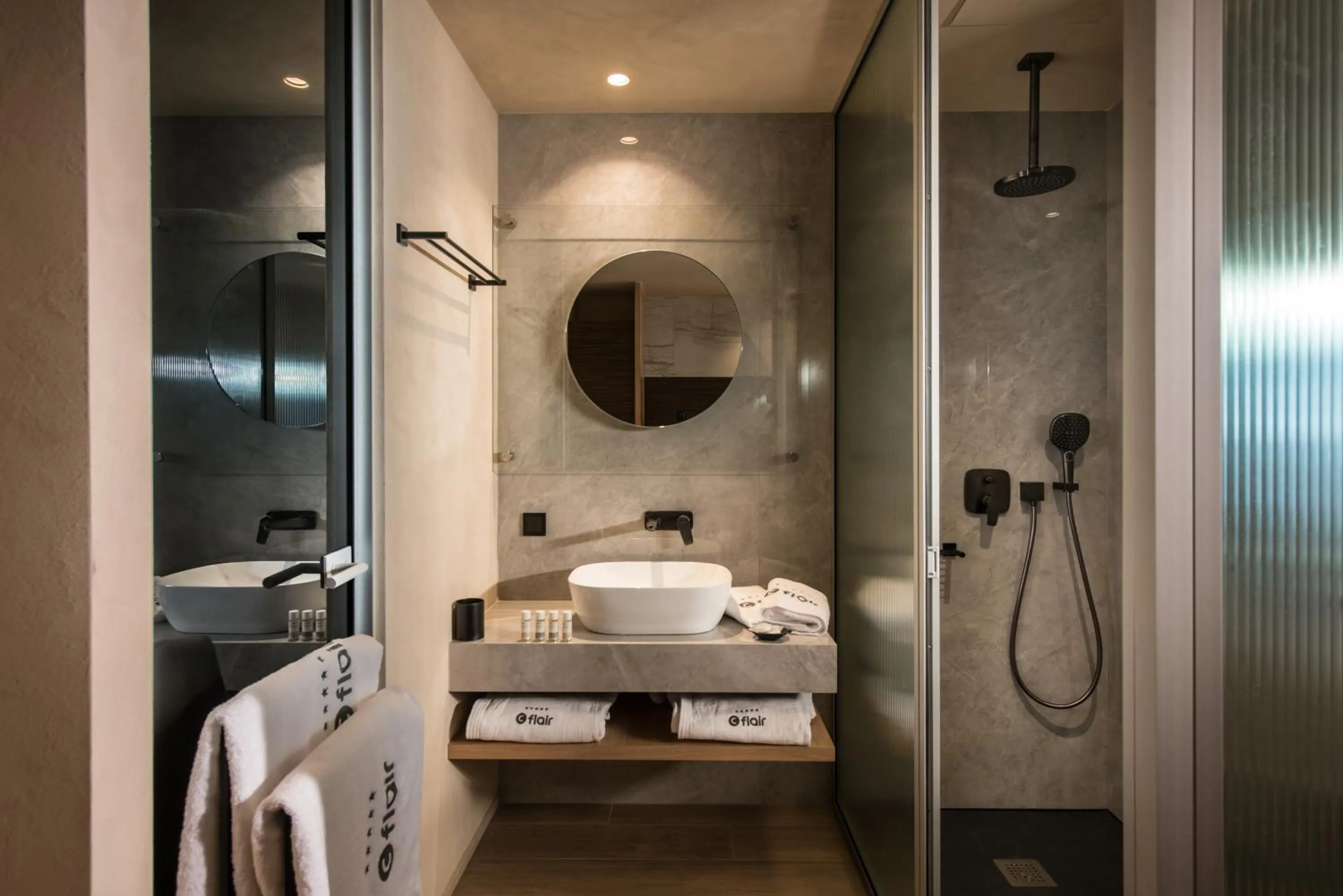 Bathroom in Chania Flair Boutique Hotel, Adults only, Tapestry Collection by Hilton