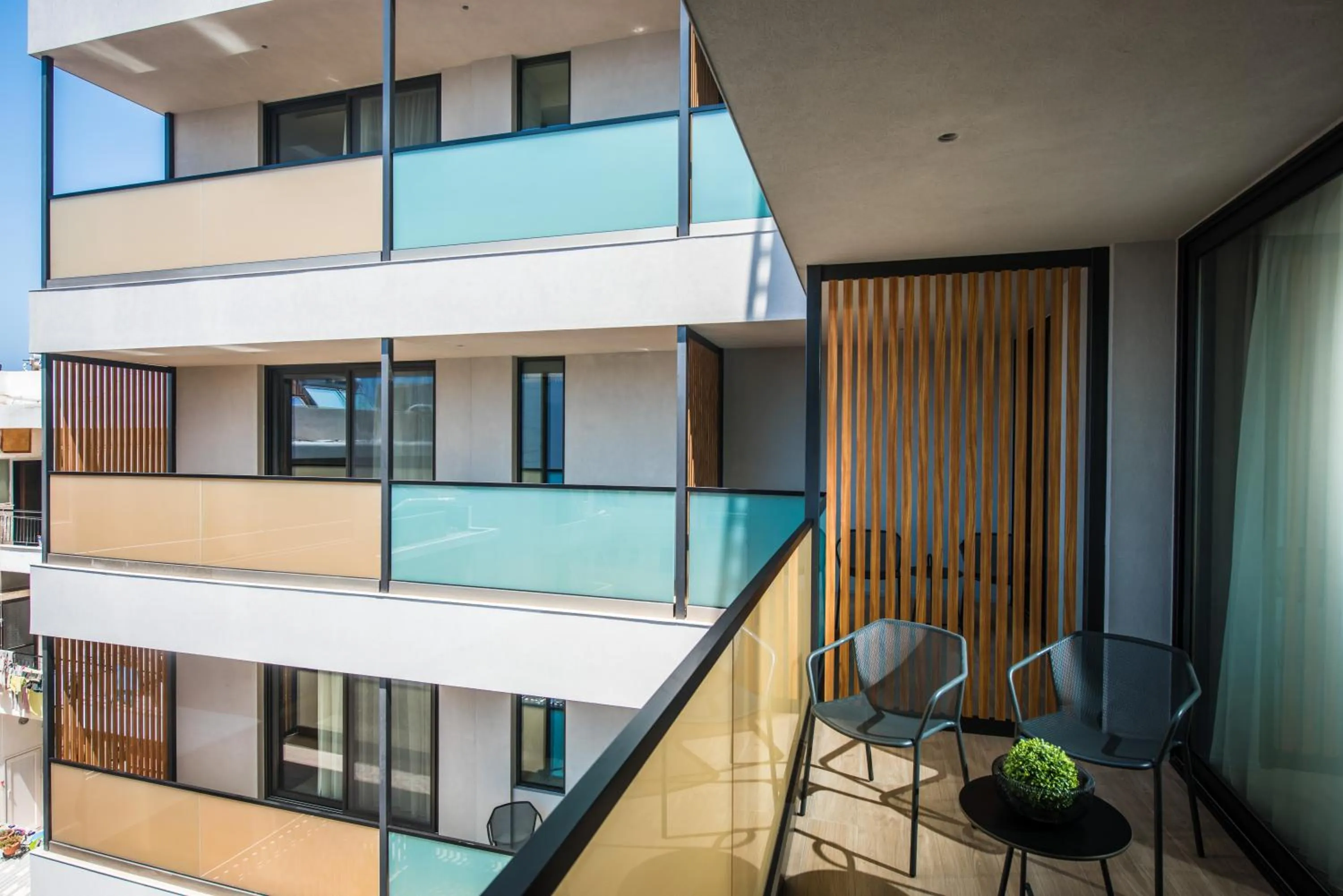 Balcony/Terrace in Chania Flair Boutique Hotel, Adults only, Tapestry Collection by Hilton