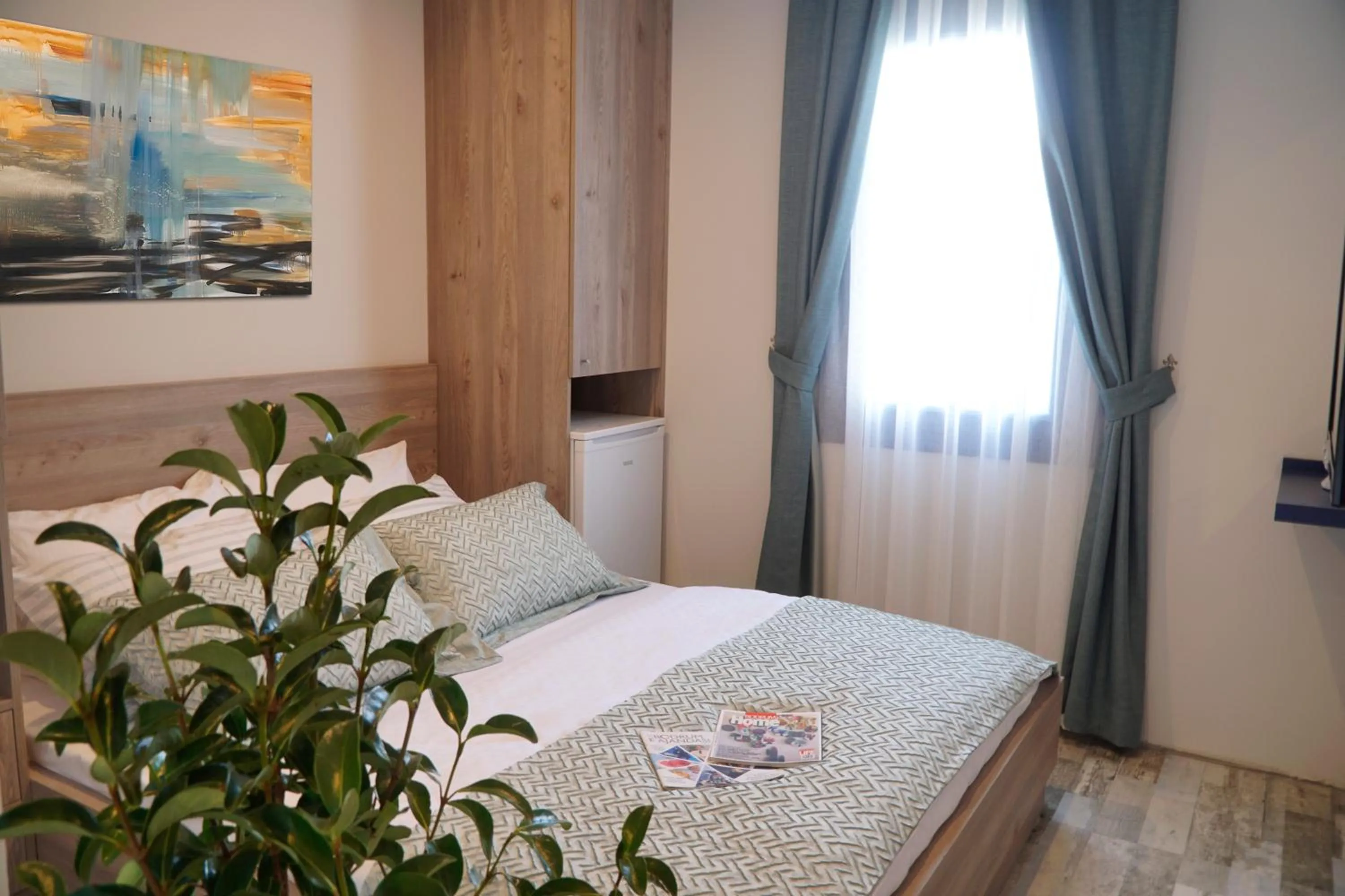 Bed in Acropol Of Bodrum Beach Hotel