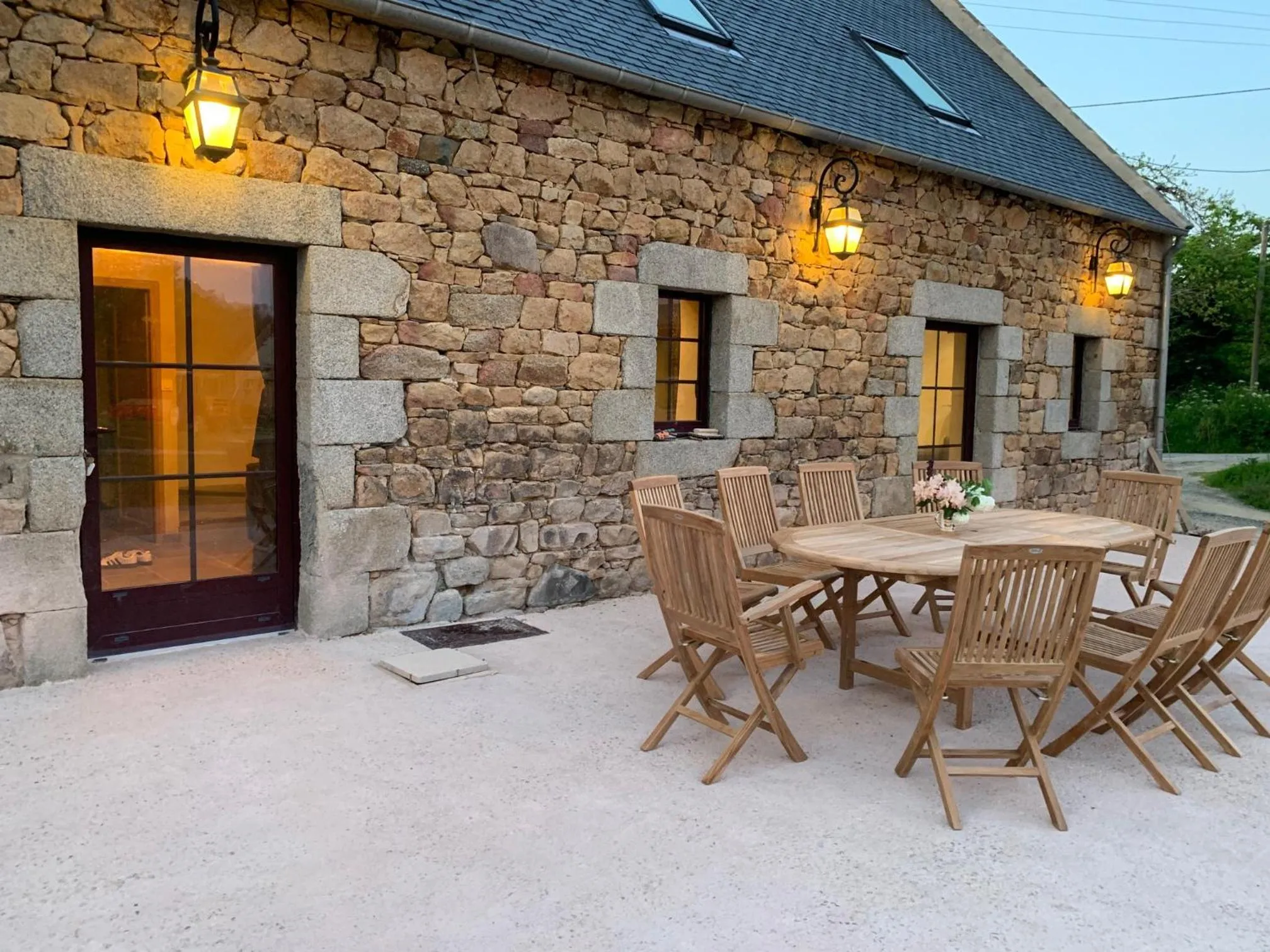 Garden in Les Villas d Onalou Kergastel