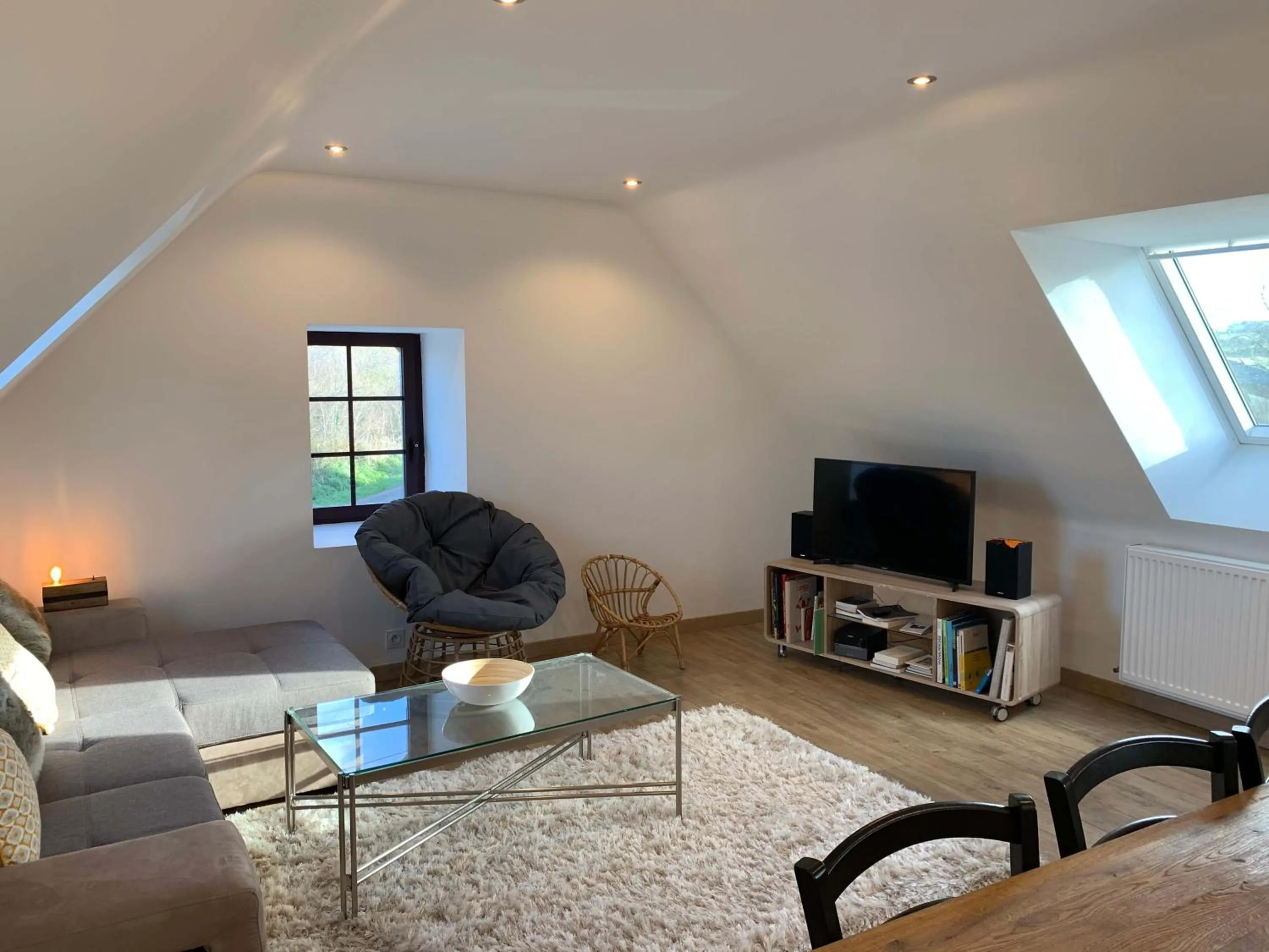 Living room in Les Villas d Onalou Kergastel