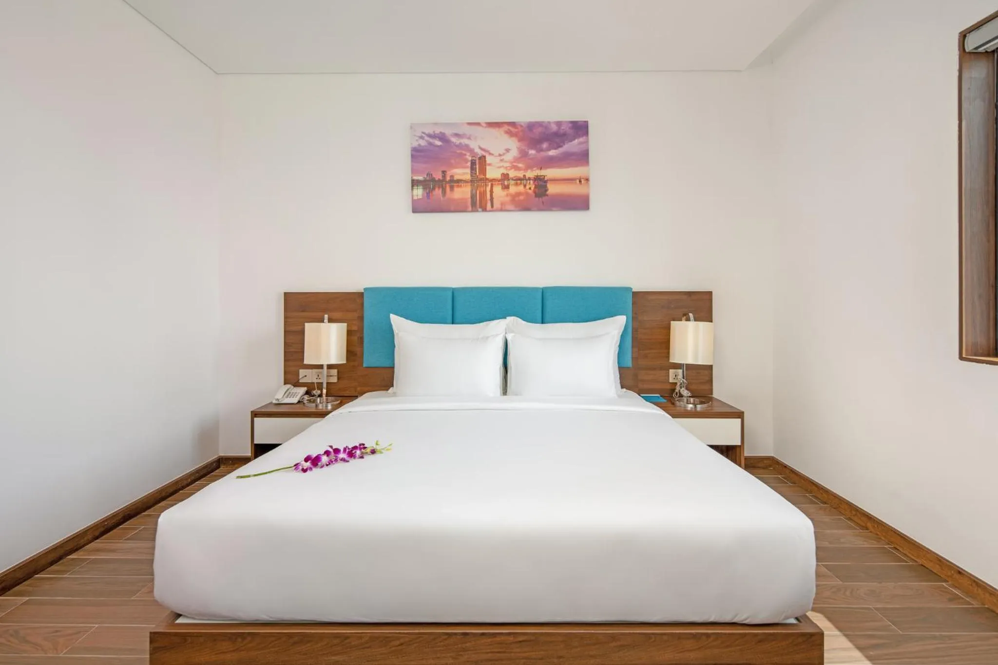 Bed in Gold Plaza Hotel Da Nang