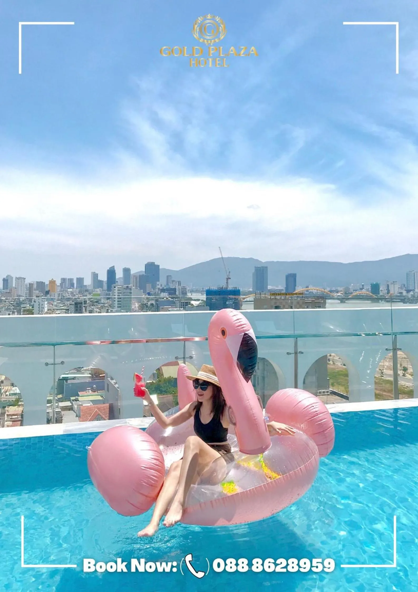 Swimming pool in Gold Plaza Hotel Da Nang
