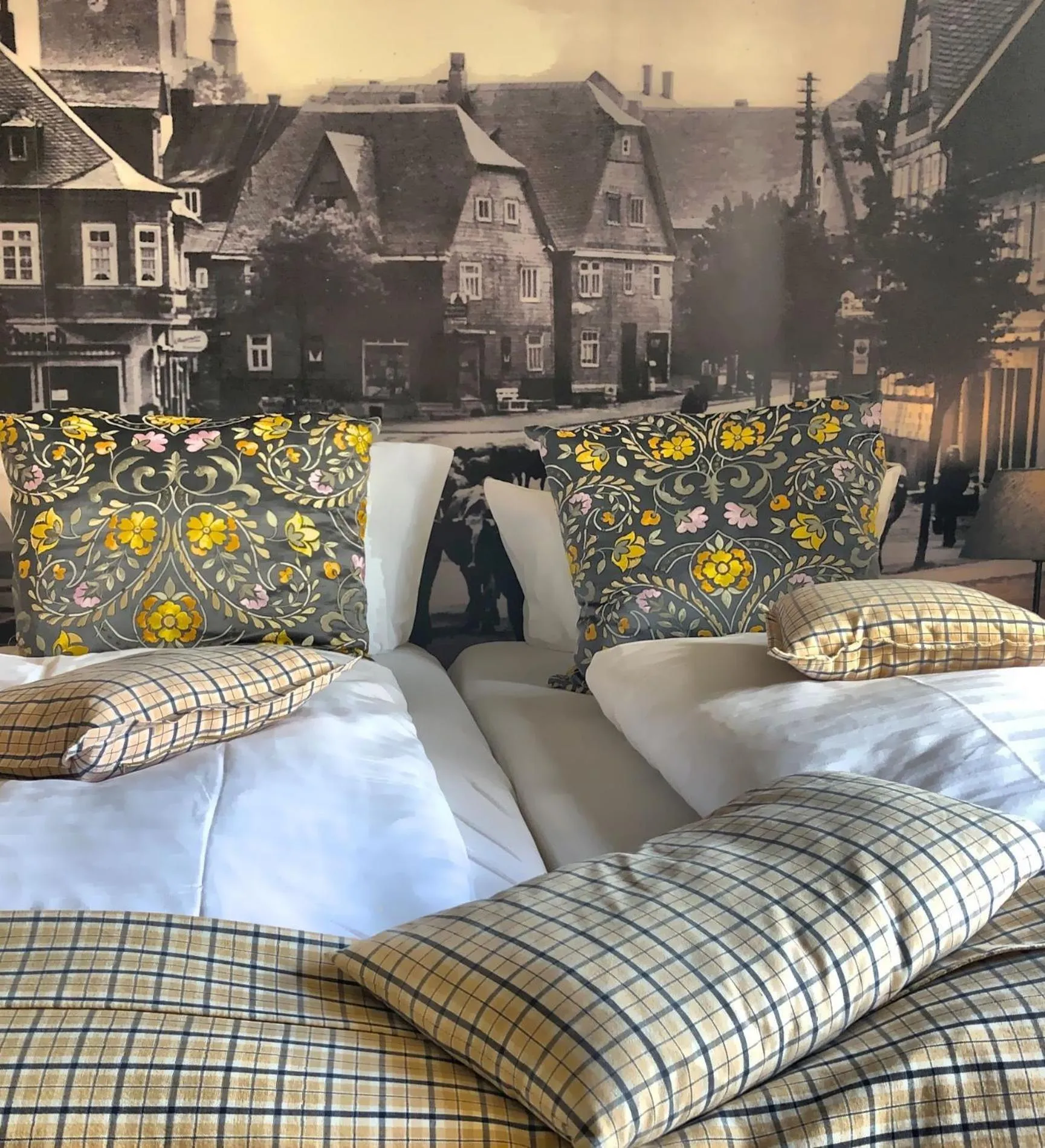 Bedroom, Bed in Hotel Nuhnetal