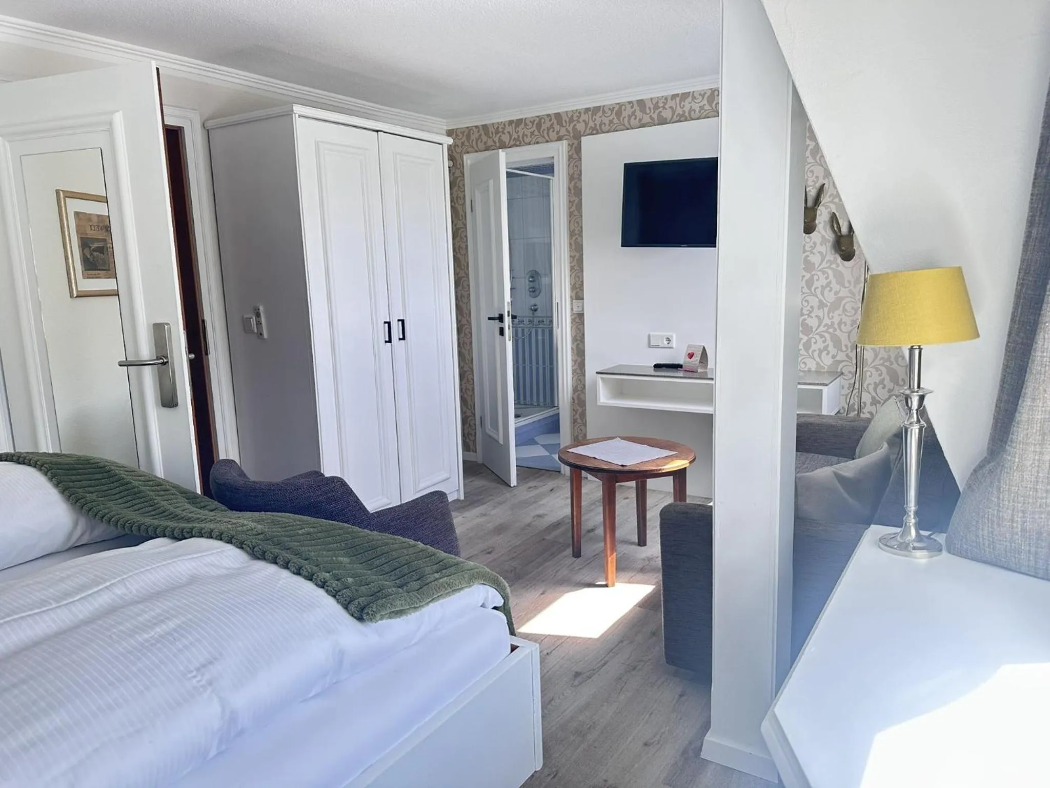 Photo of the whole room, Bed in Hotel Nuhnetal