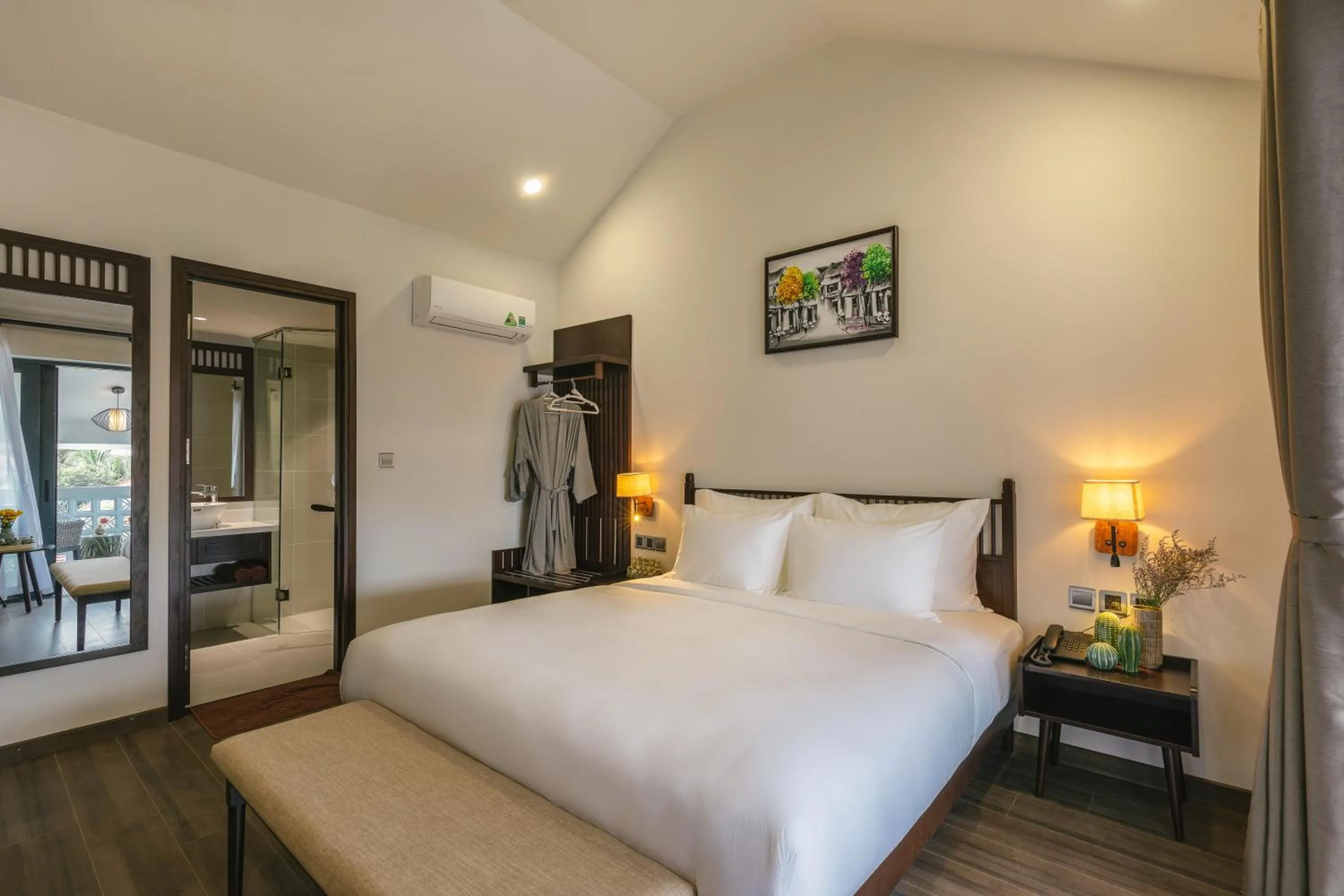 Bed in Volar de Faifo Villa