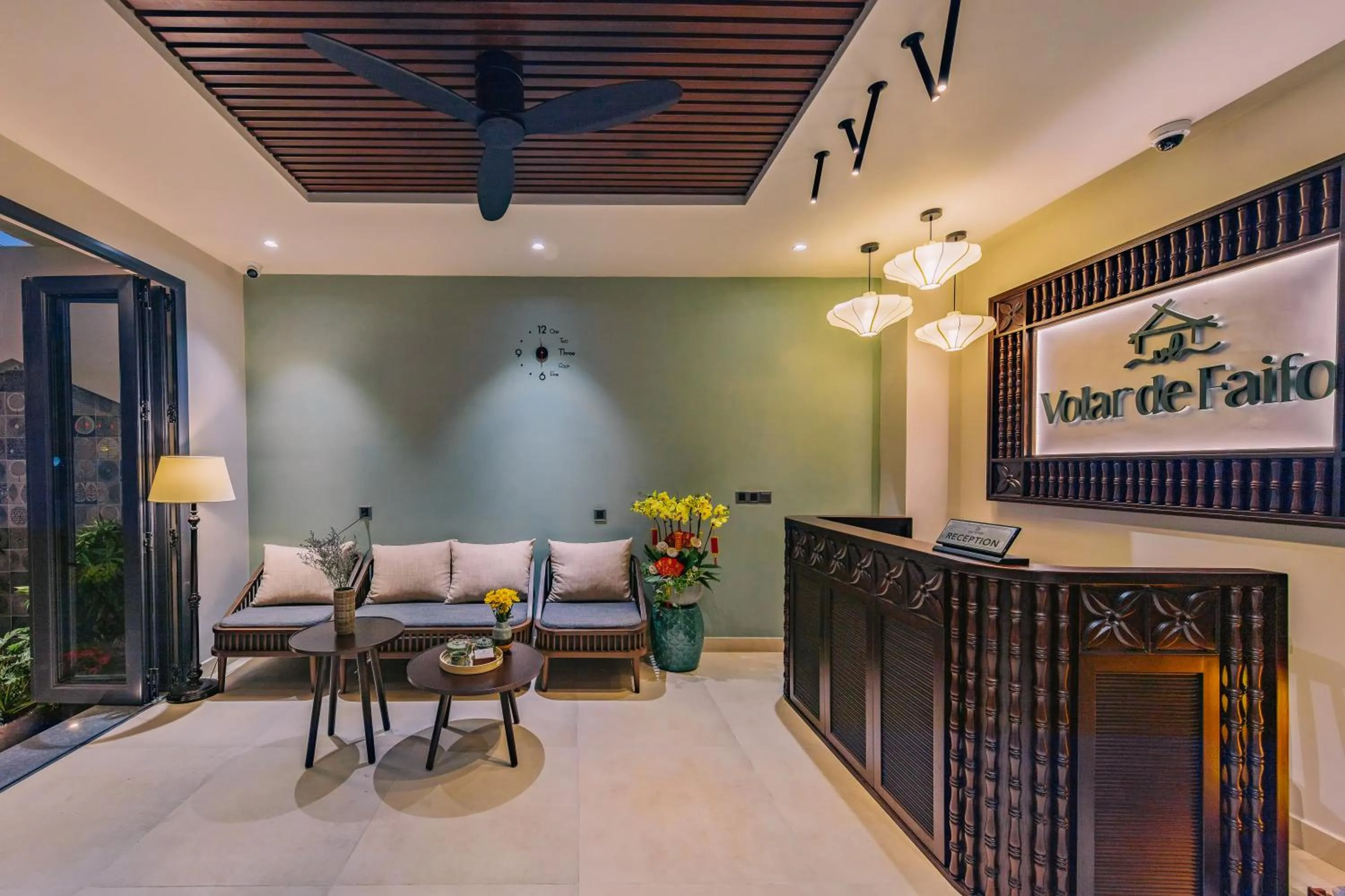 Living room in Volar de Faifo Villa